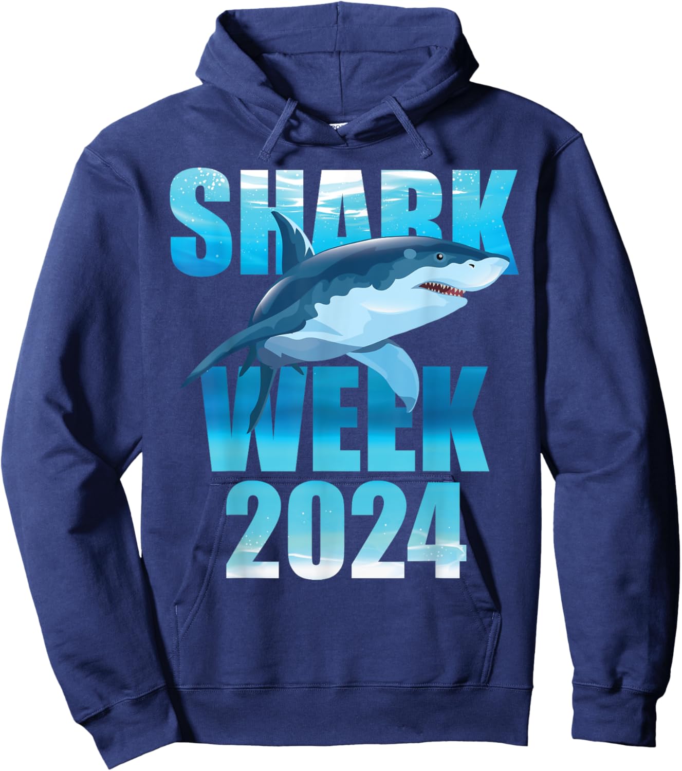 Shark 2024 Week Passion For Shark Lover Family Scuba Diver Hoodie - Hoodie | Navy