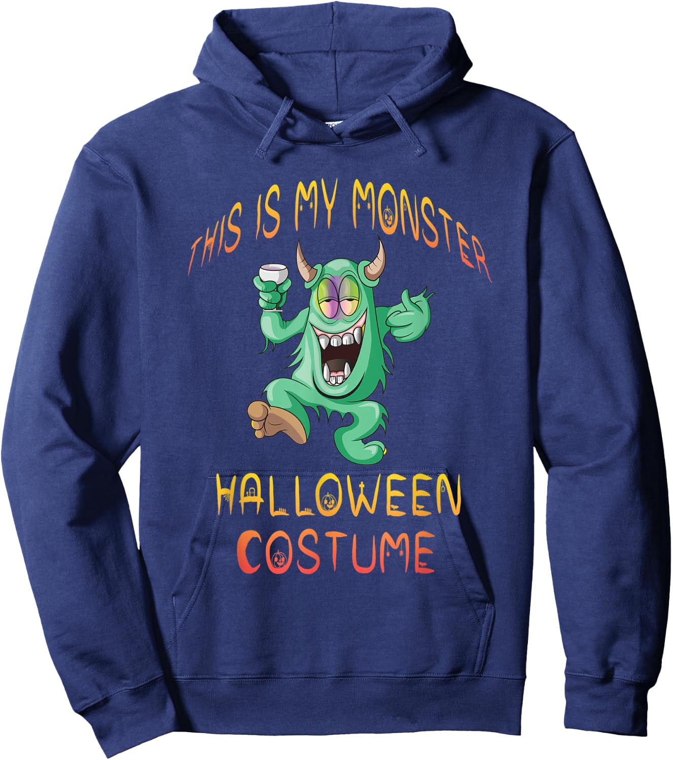 This is my Monster halloween costume, Halloween costume Hoodie - Hoodie | Navy
