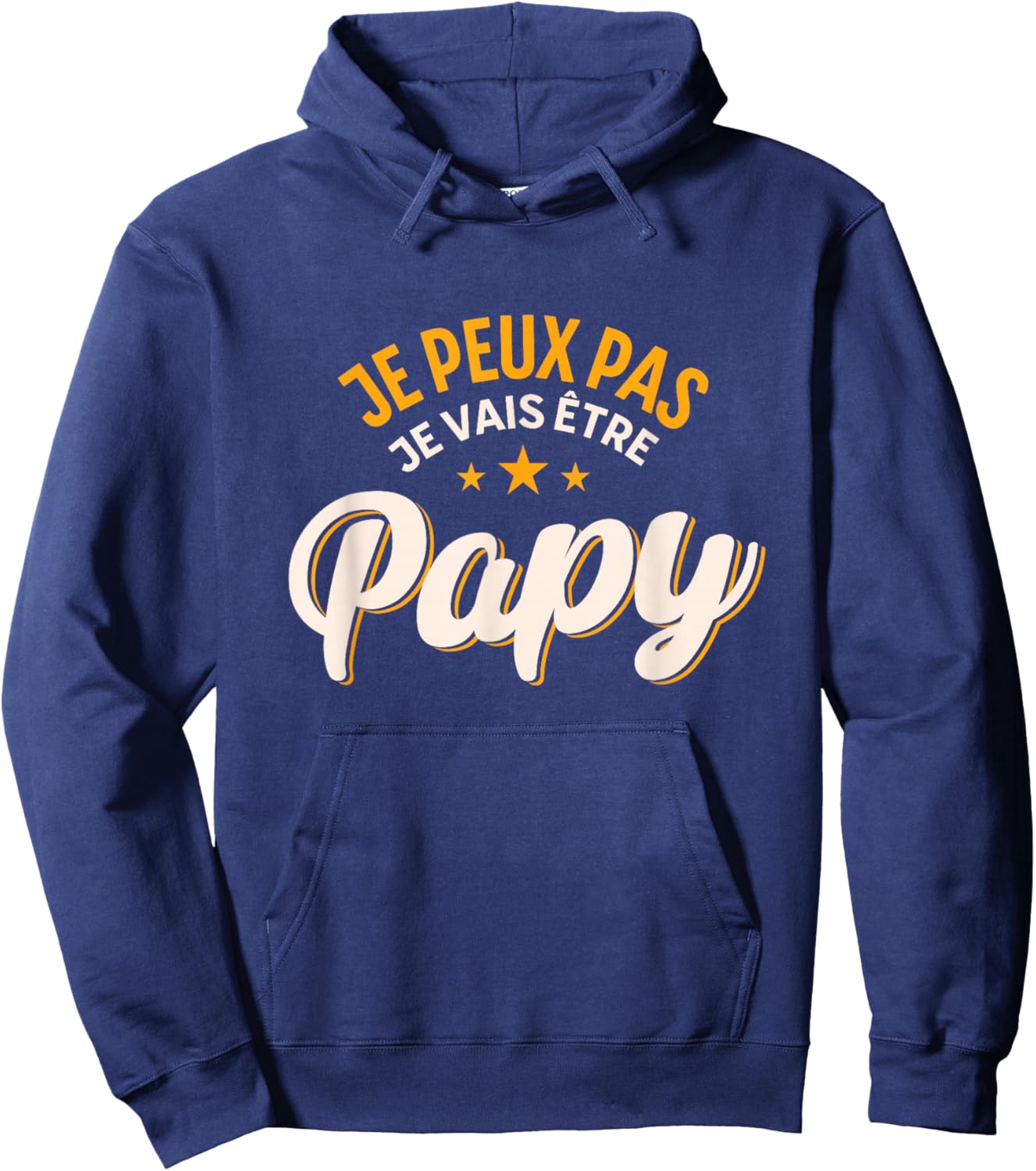 Je peux pas je va être Grandpa Gift Grandpa Humor , Black, S Hoodie - Hoodie | Navy