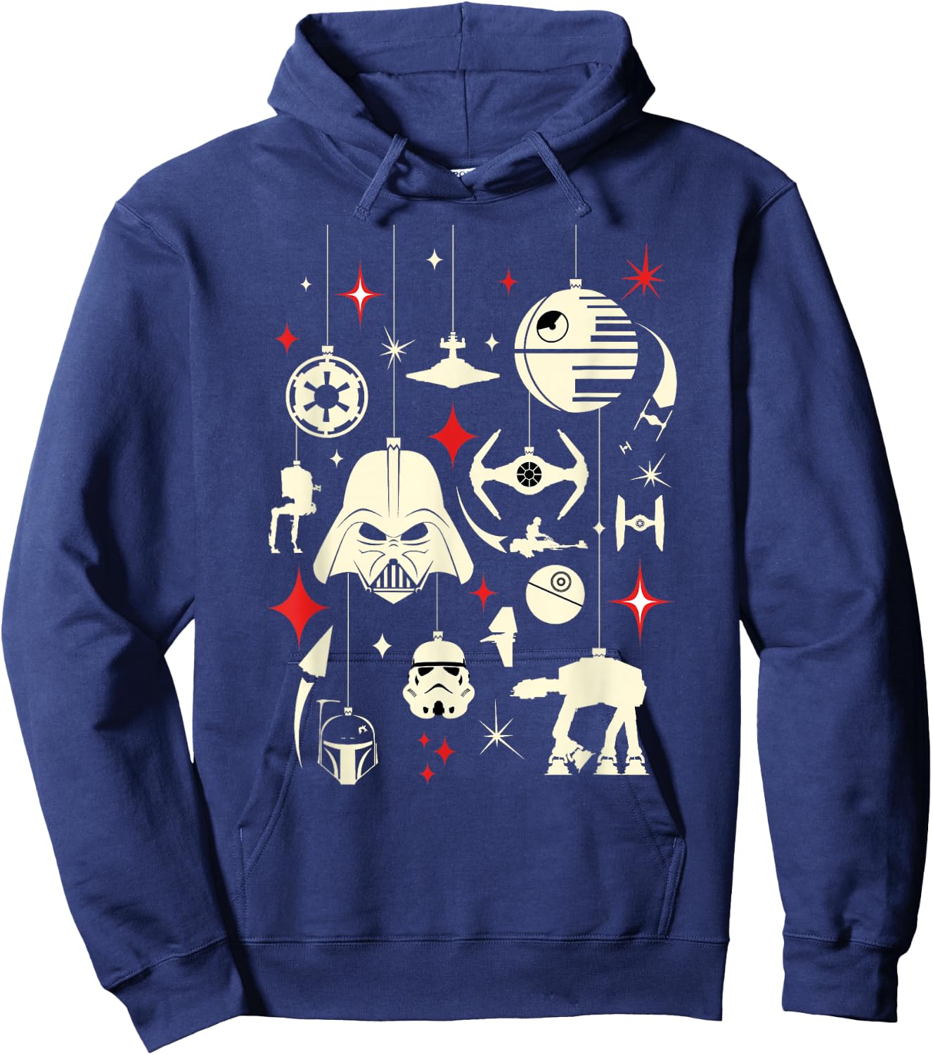 Star Wars Galactic Empire Ornaments Holiday Hoodie - Hoodie | Navy