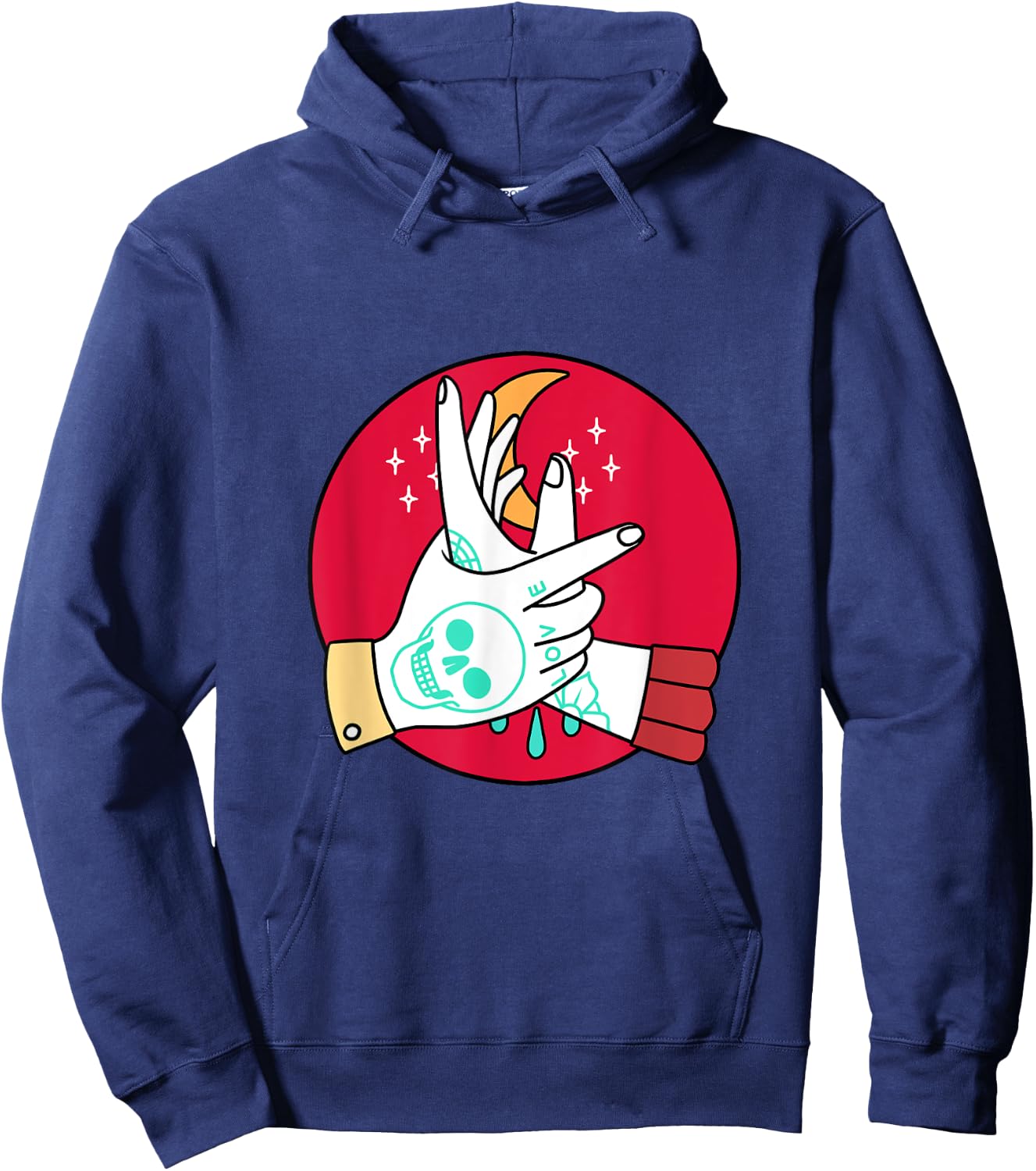 Wrist Locker - Brazilian Jiu Jitsu BJJ and Grappling Hoodie - Hoodie | Navy