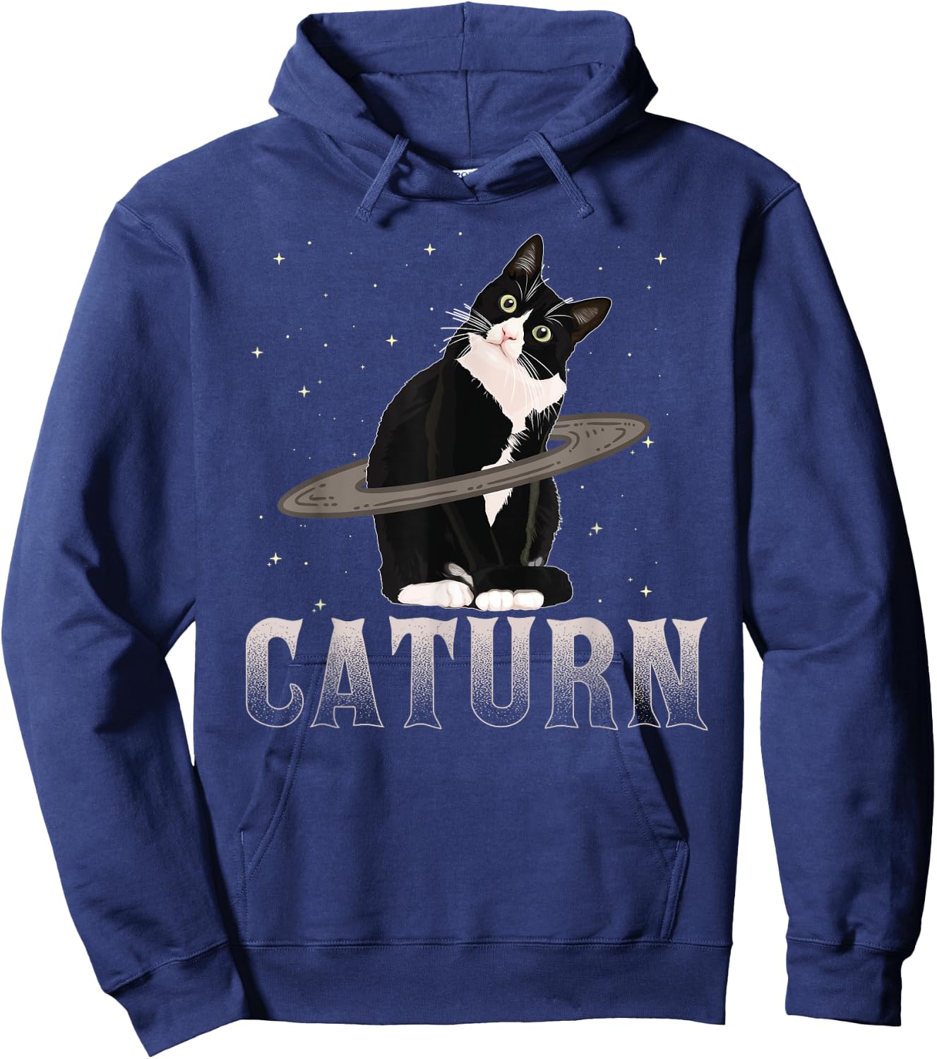 Caturn Cat Mom Cat Dad Space Cat Shirt Women Kids Hoodie - Hoodie | Navy