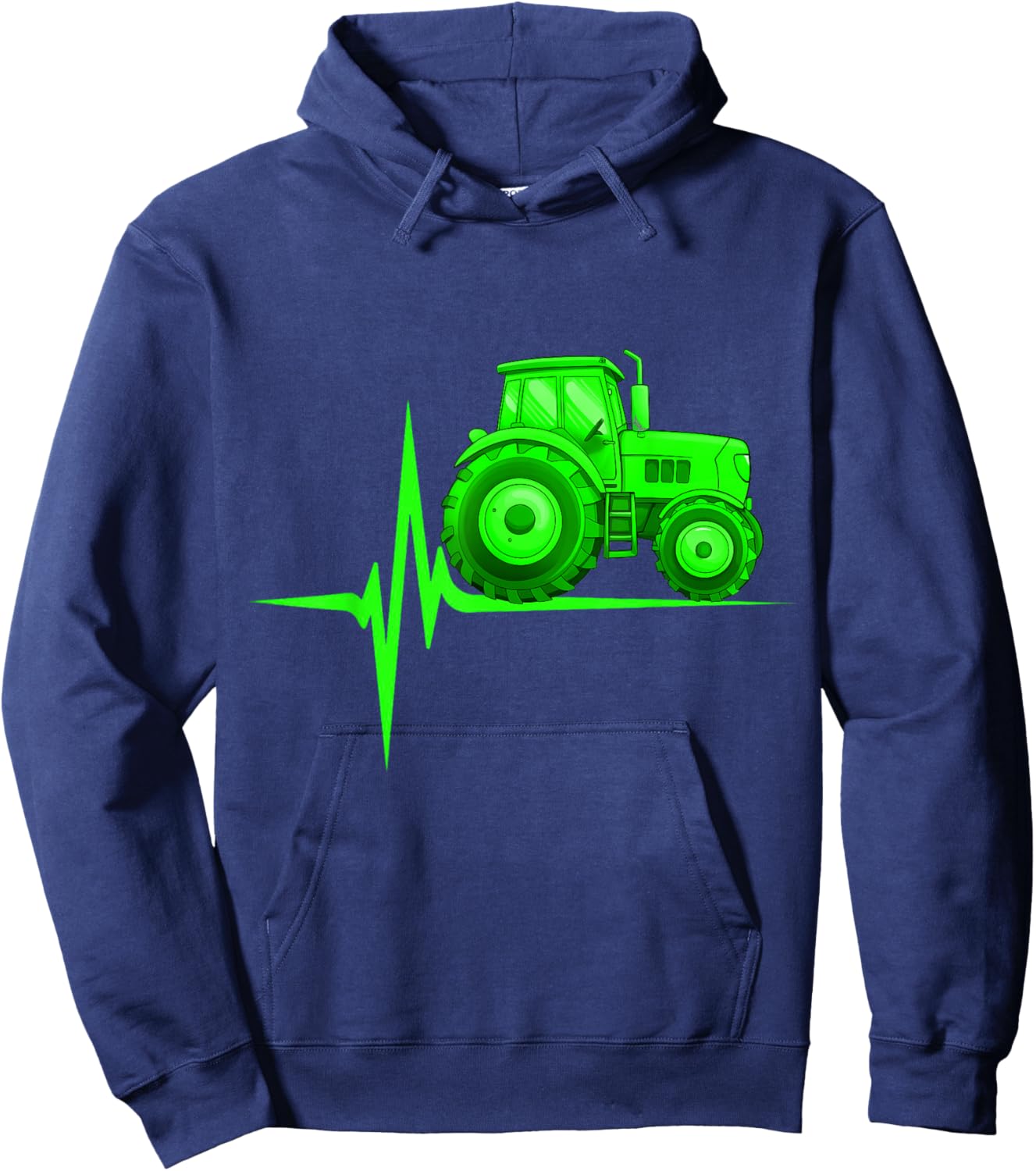Tracteur Heartbeat Farming Shirt - Meilleur pour les agriculteurs Hoodie - Hoodie | Navy