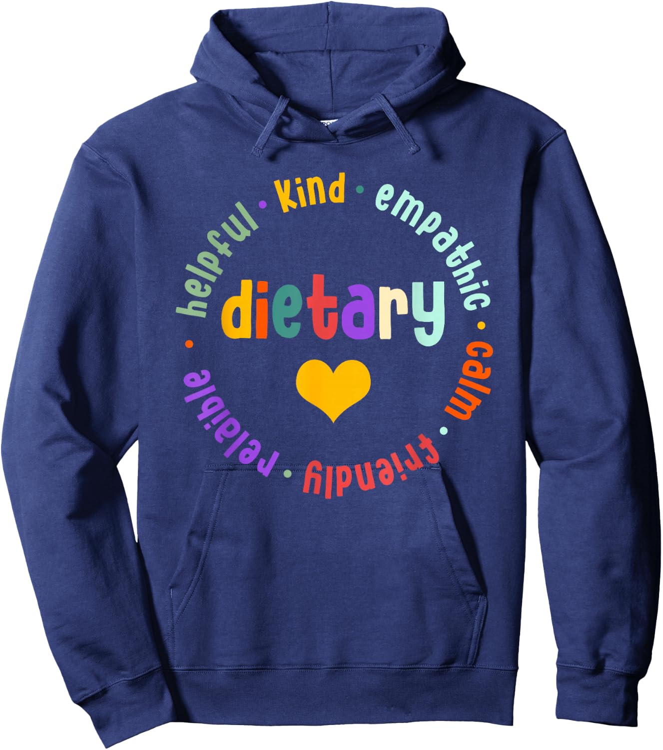 Dietary Appreciation Week Dietary Nurse Dietitian Hoodie - Hoodie | Navy