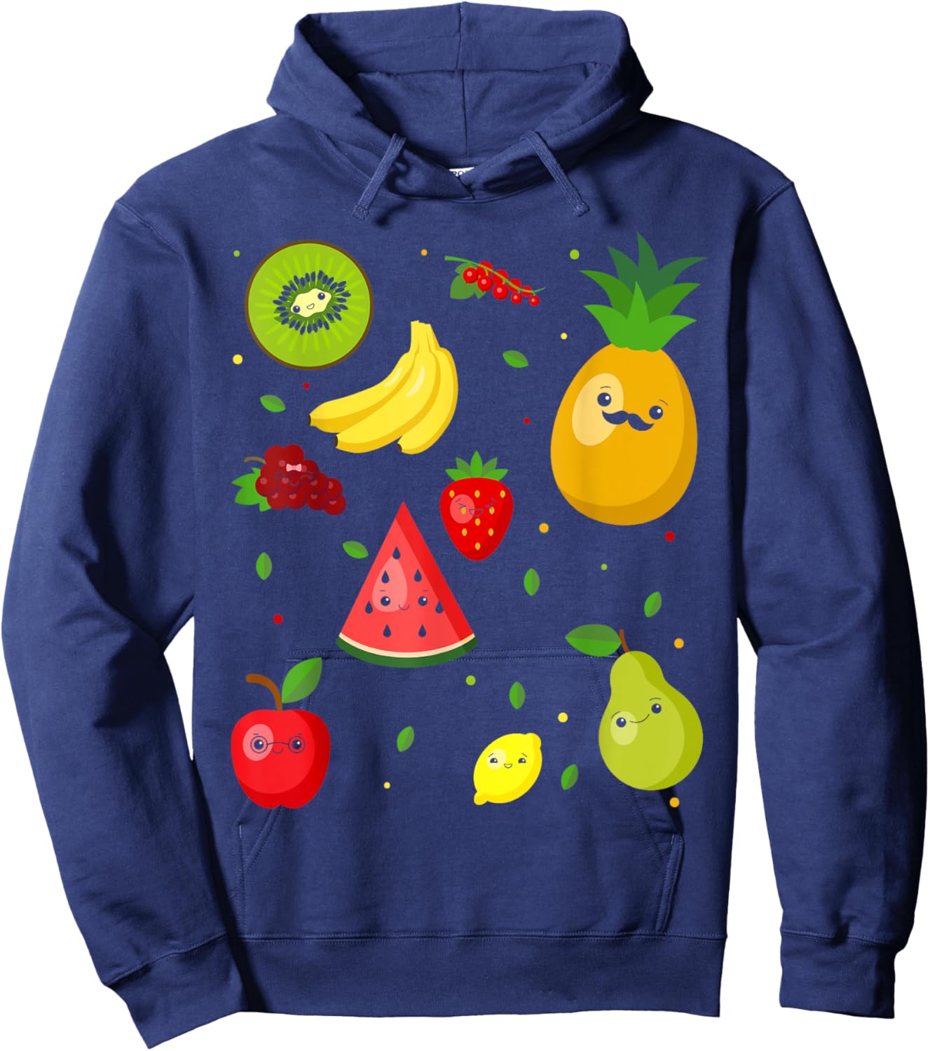 Fruits Costume Cute Fruit Salad Men Women Couples Hoodie - Hoodie | Navy