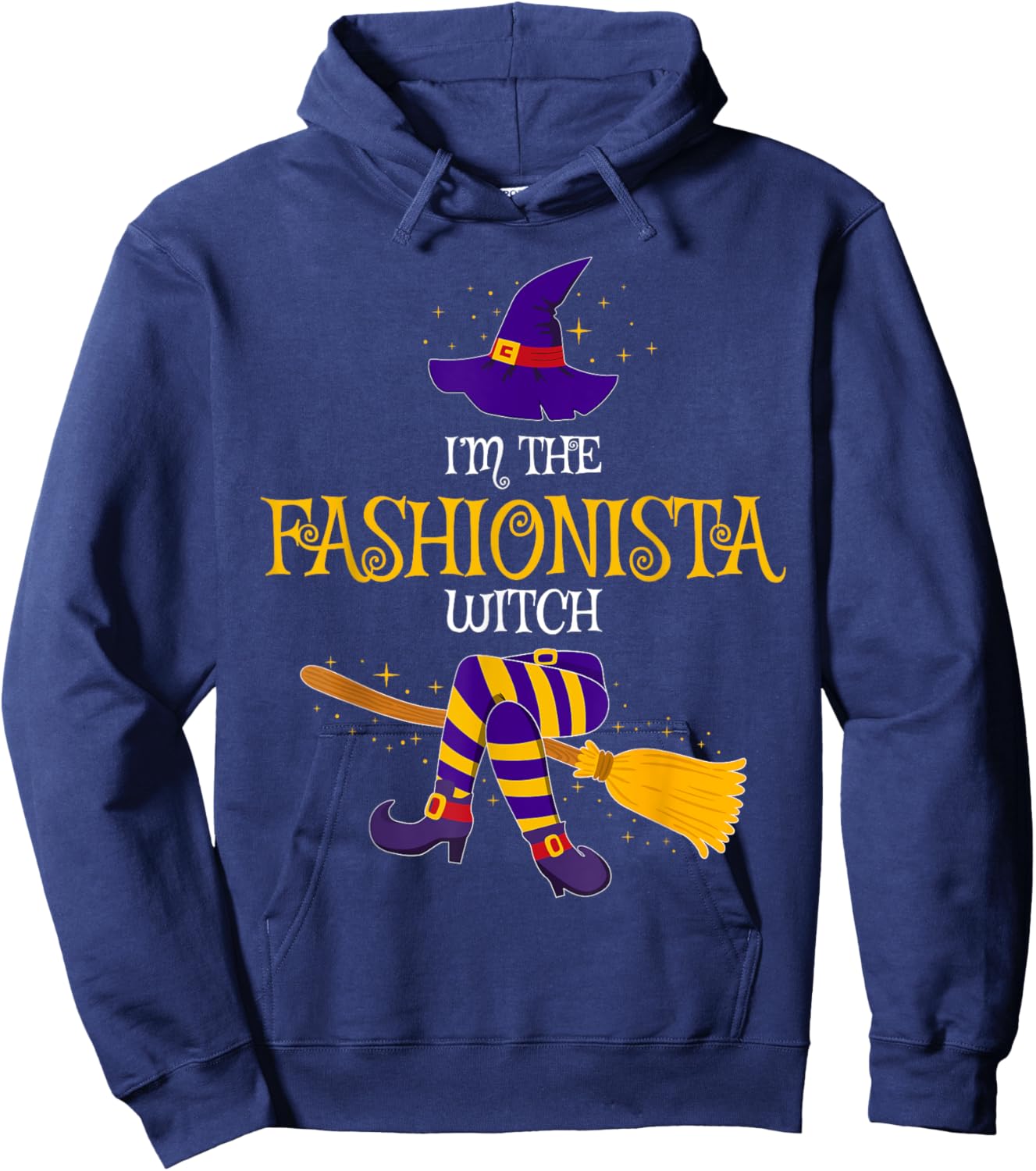 I’m The Fashionista Witch Family Matching Costume Halloween Hoodie - Hoodie | Navy