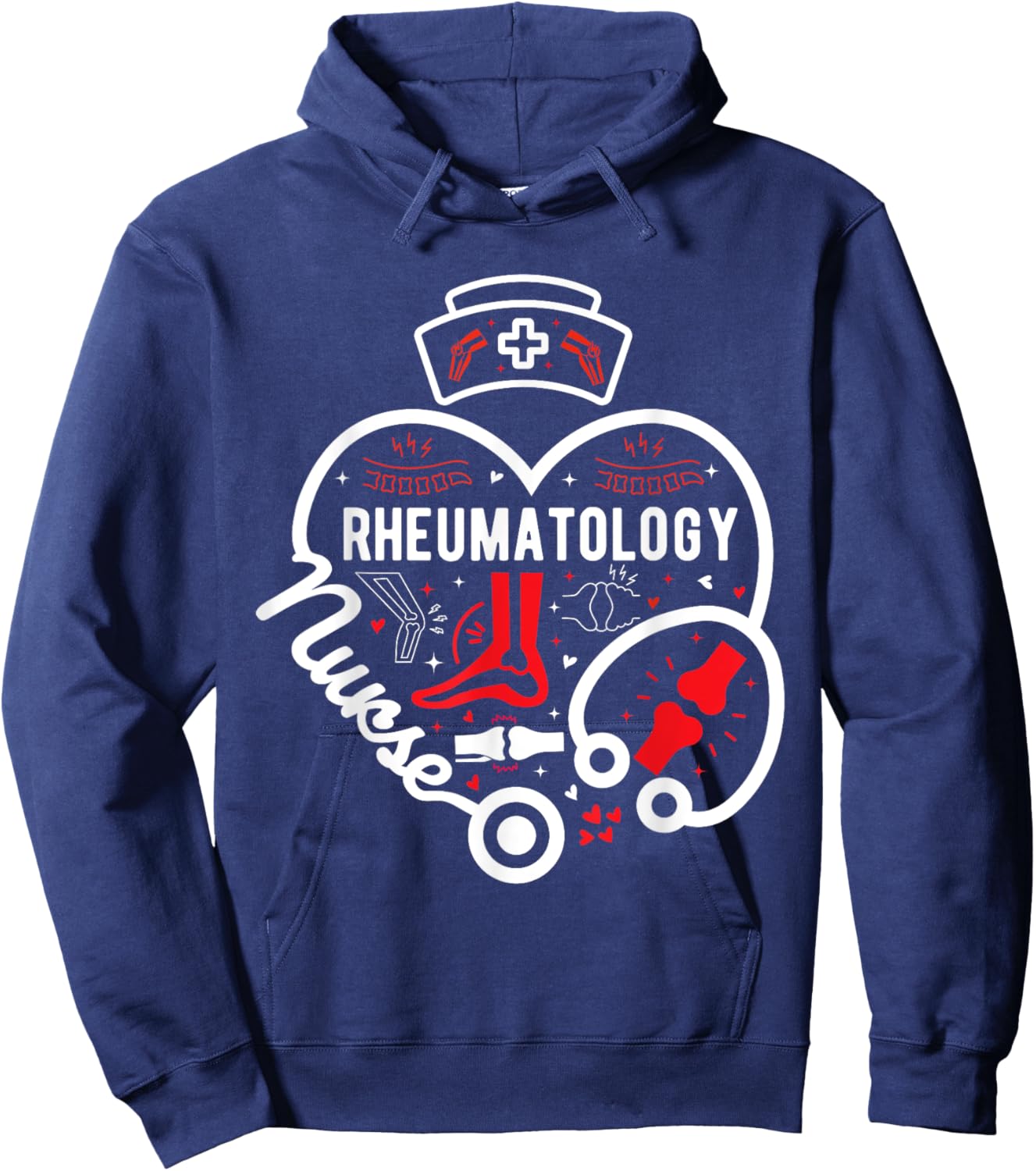Funny Rheumatology Nurse Gifts For Rheumatologist Hoodie - Hoodie | Navy