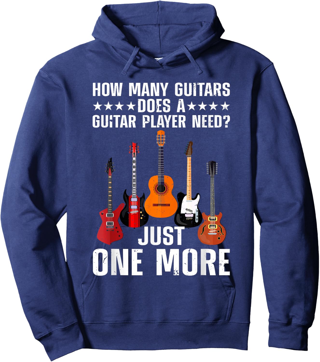 Funny Guitar Player Art Women Guitarist Guitar Lover Hoodie - Hoodie | Navy