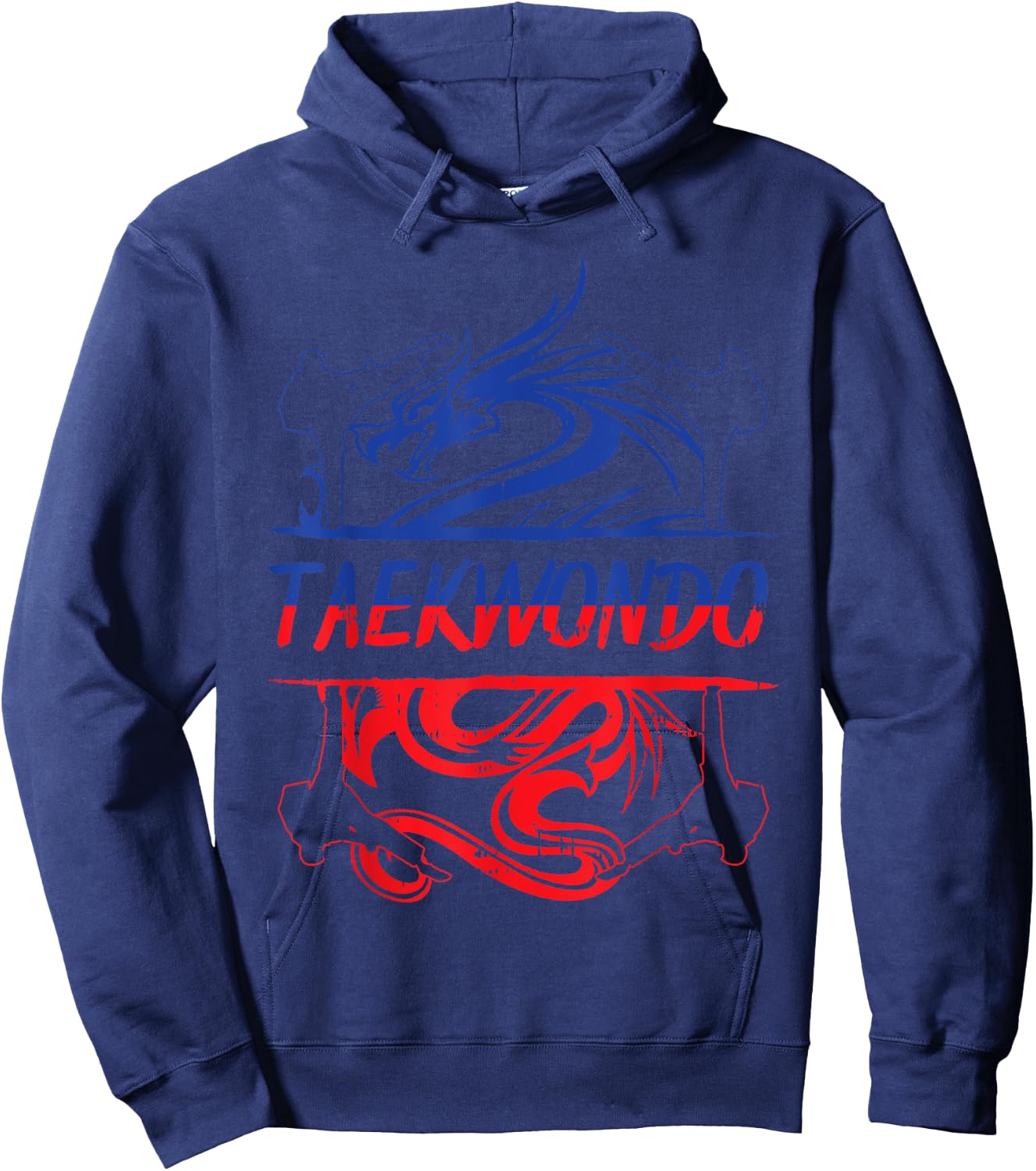 Taekwondo Dragon Cool Korean Martial Arts Men Women Gift Hoodie - Hoodie | Navy