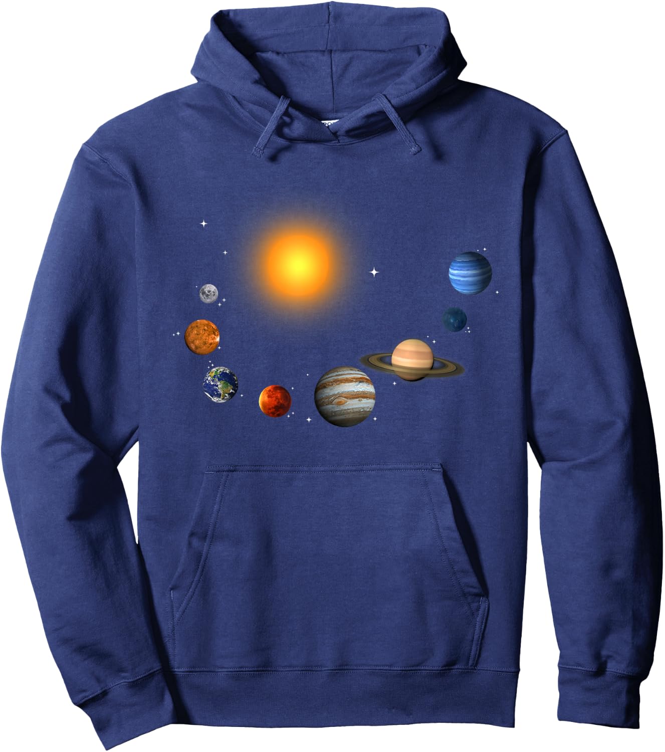 Our Solar System, Science Education,T Shirt Men, Women, Kids Hoodie - Hoodie | Navy