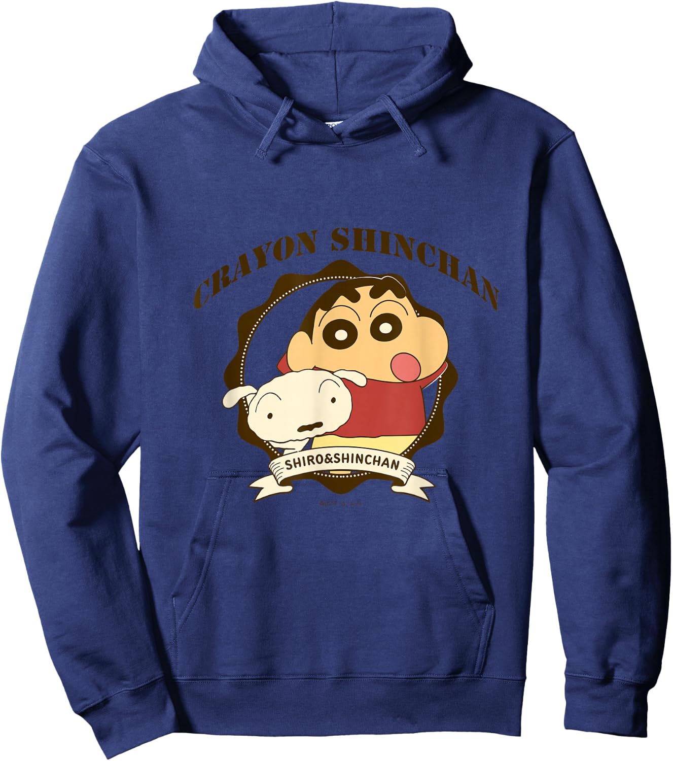 Crayon Shin-chan College Logo style Hoodie - Hoodie | Navy