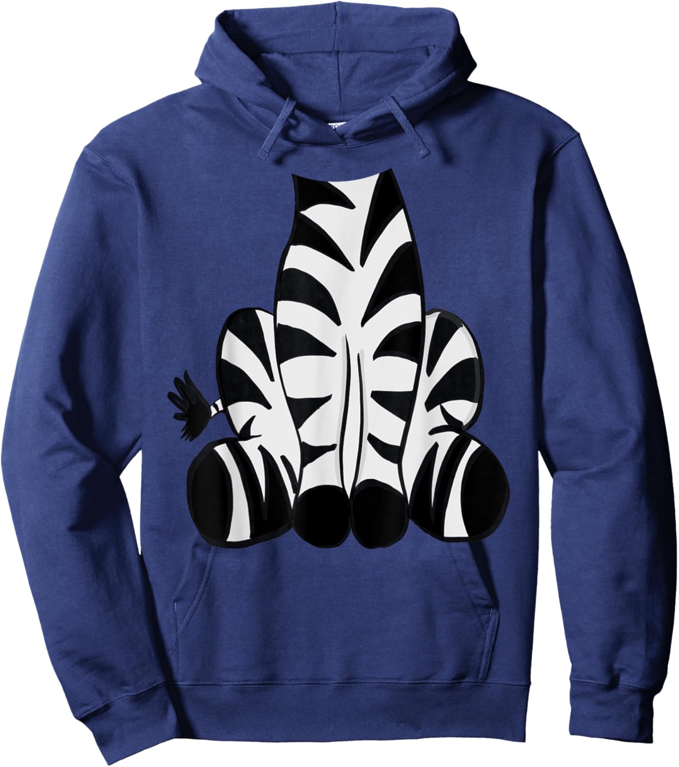 Zebra Halloween Costume Shirt - Cute Pretend Zebra Outfit Hoodie - Hoodie | Navy
