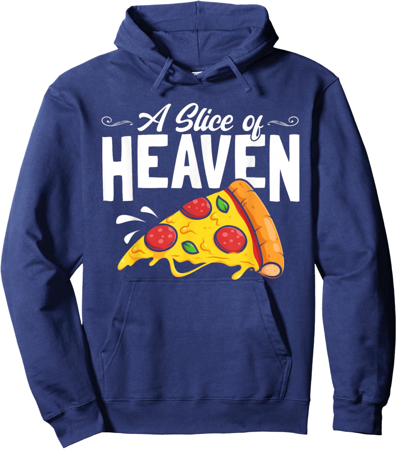 A Slice Of Heaven Mystic Pizza Lover Italia Foodie Pizza Hoodie - Hoodie | Navy