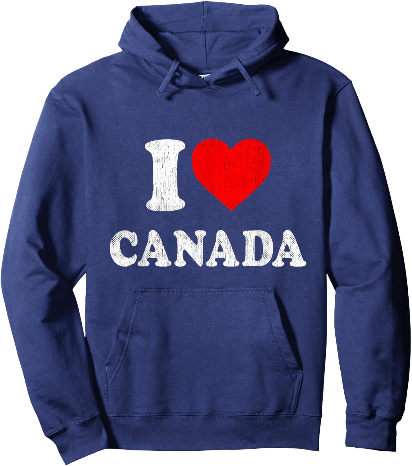 I Love Canada Souvenir I Heart Canada Hoodie - Hoodie | Navy