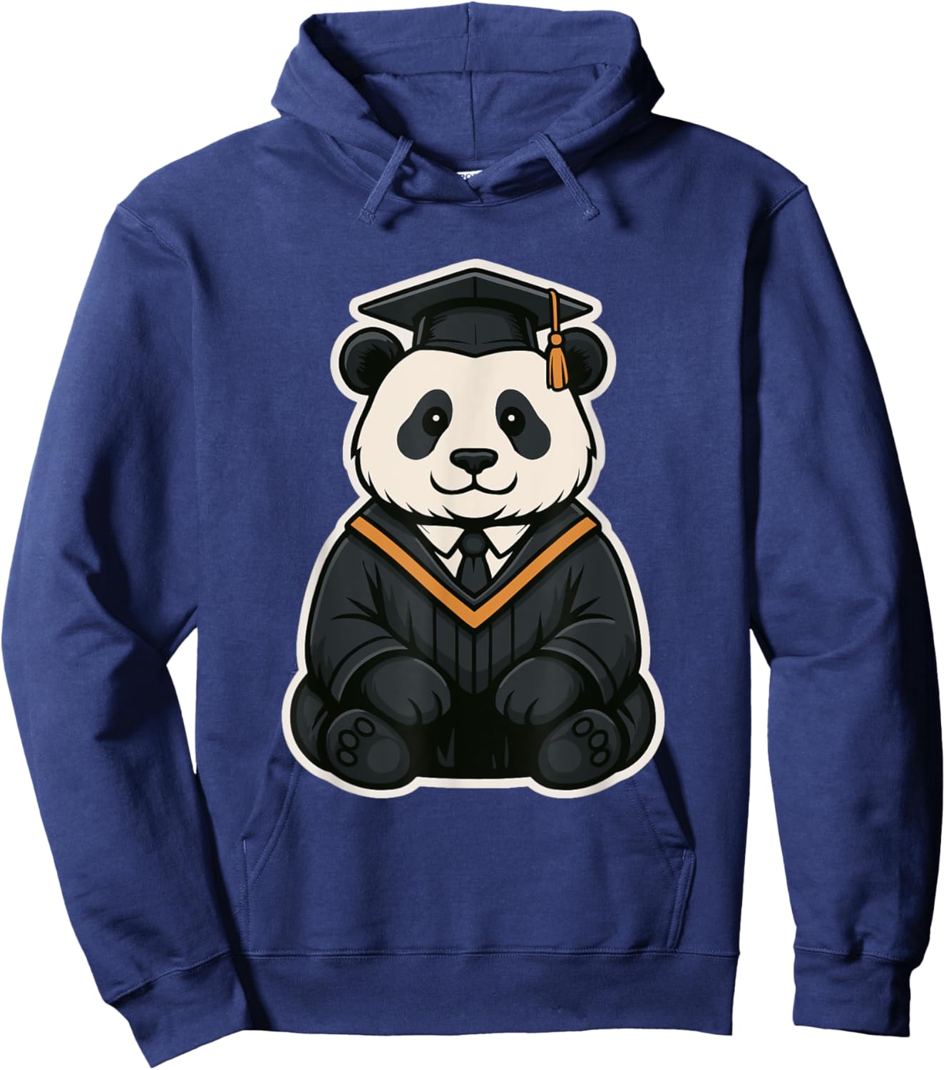 Cute Panda Graduation Shirt - Funny Graduate Gift Hoodie - Hoodie | Navy