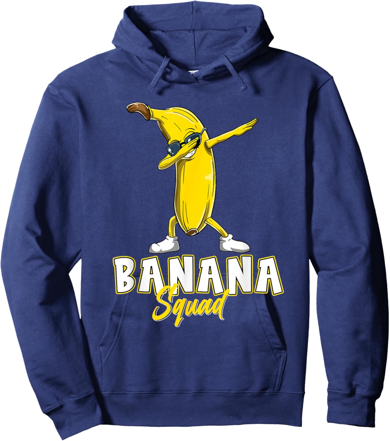 Banana Squad Funny Dabbing Banana Food & Dab Hoodie - Hoodie | Navy