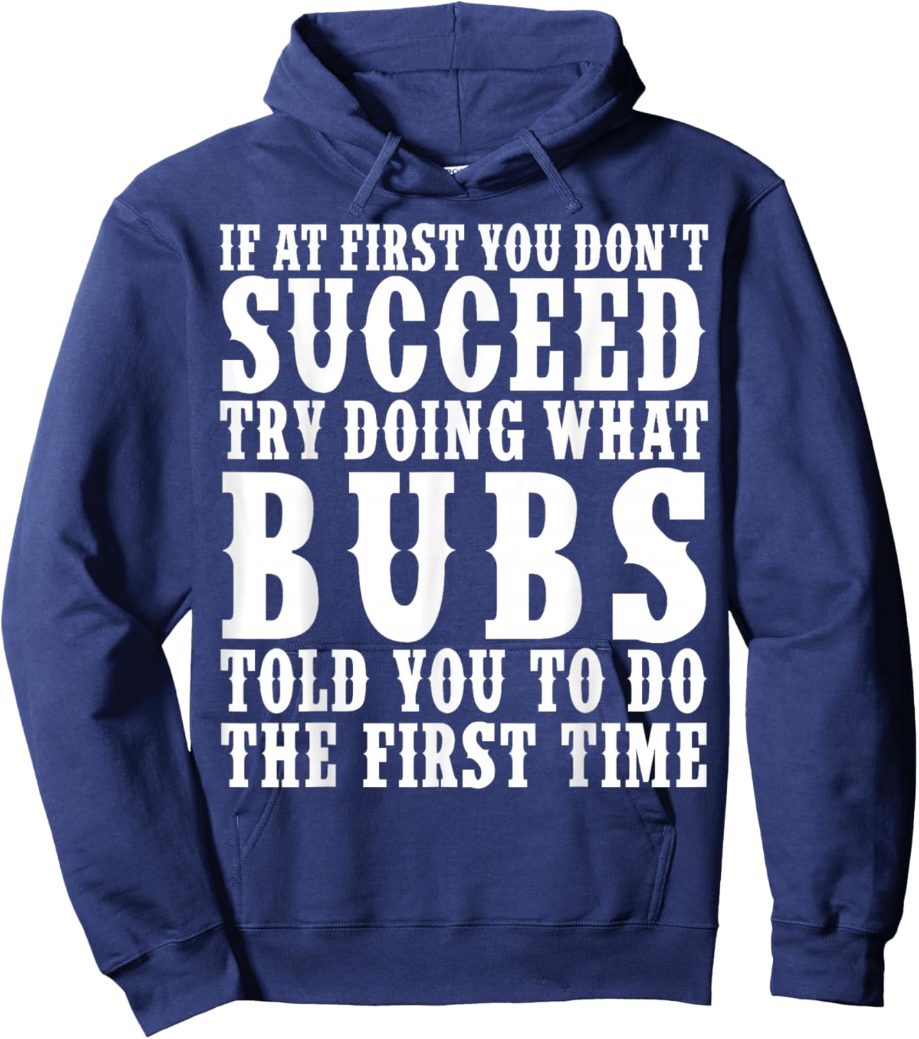 Funny Bubs Name Surname Funny Bubs Birthday Joke Gifts Hoodie - Hoodie | Navy