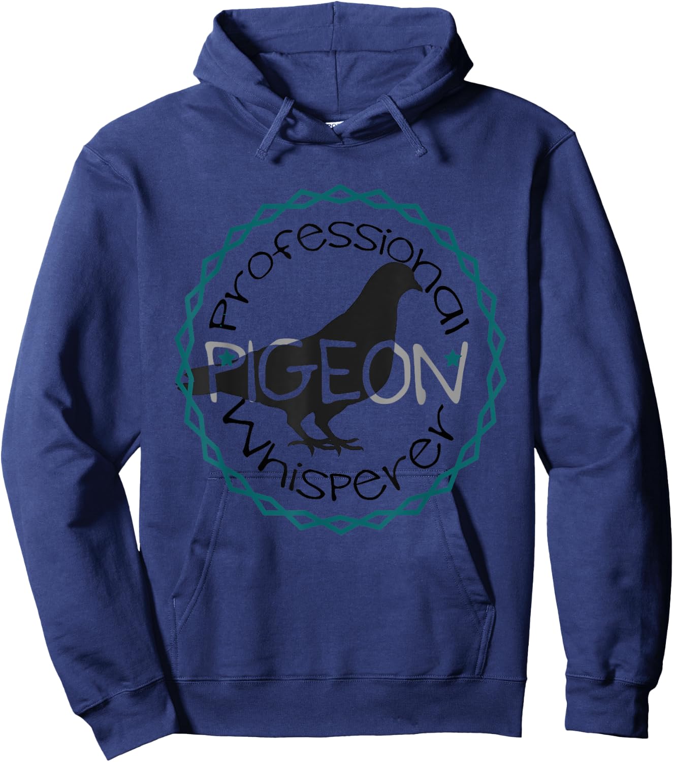 Funny Pigeon Bird Lover Professional Pigeon Whisperer Hoodie - Hoodie | Navy