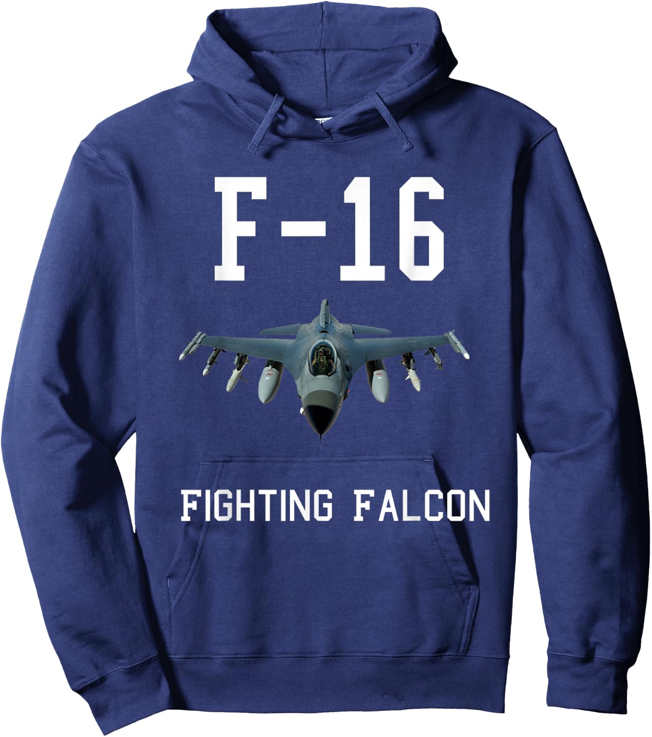 F-16 Fighting Falcon Jet Fighter Plane T Shirt Hoodie - Hoodie | Navy