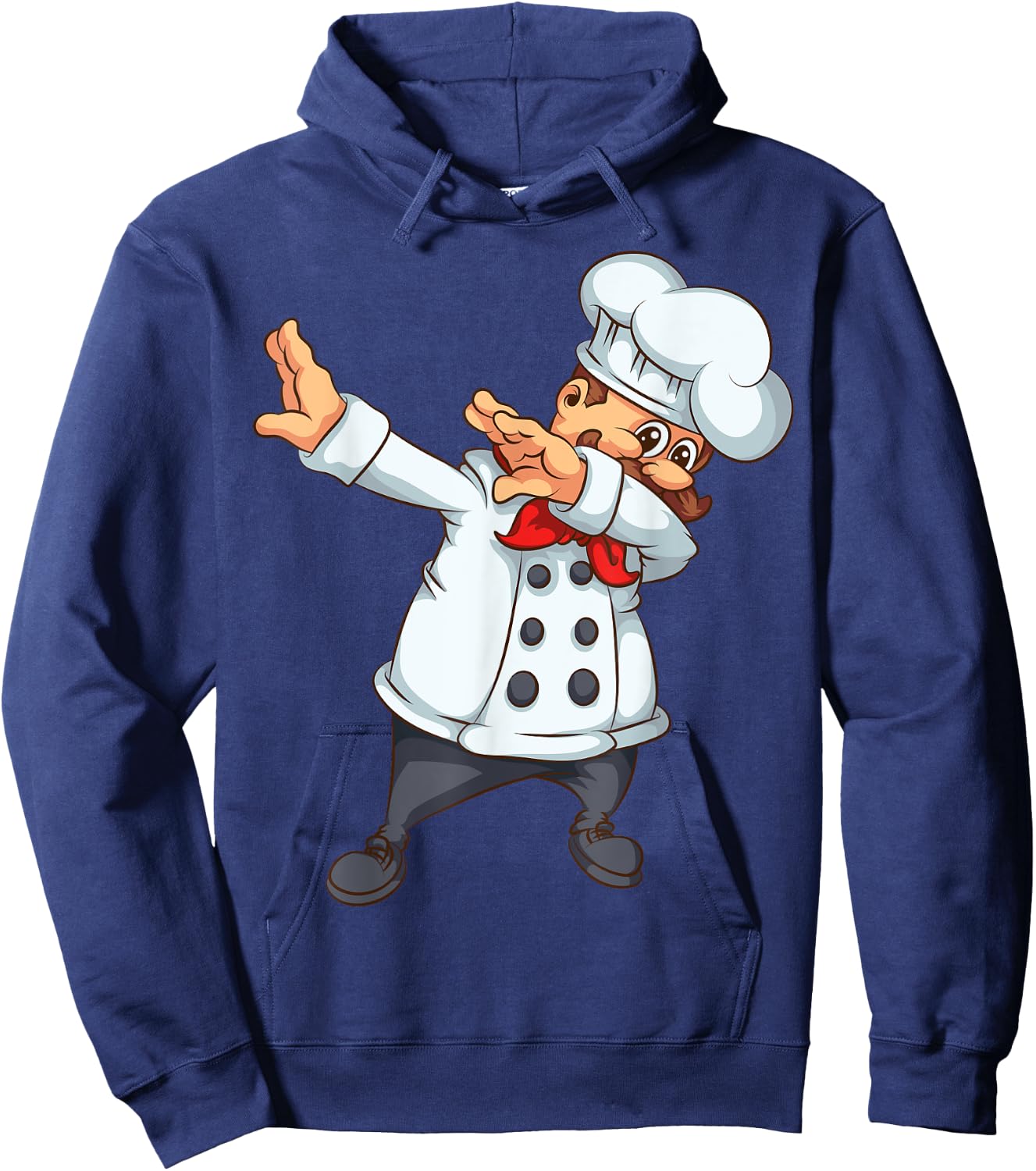 Cute Dabbing Chef | Funny Dab Dance Pastry Cook Food Gift Hoodie - Hoodie | Navy