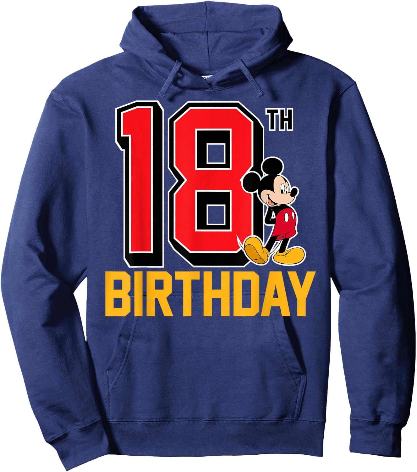 Disney - Mickey Mouse 18th Birthday Hoodie - Hoodie | Navy