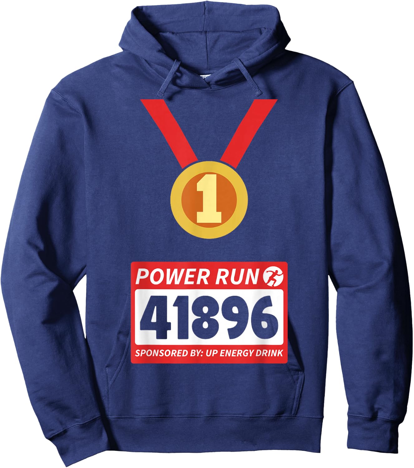 Running Runner Half Marathon Halloween Costume Hoodie - Hoodie | Navy