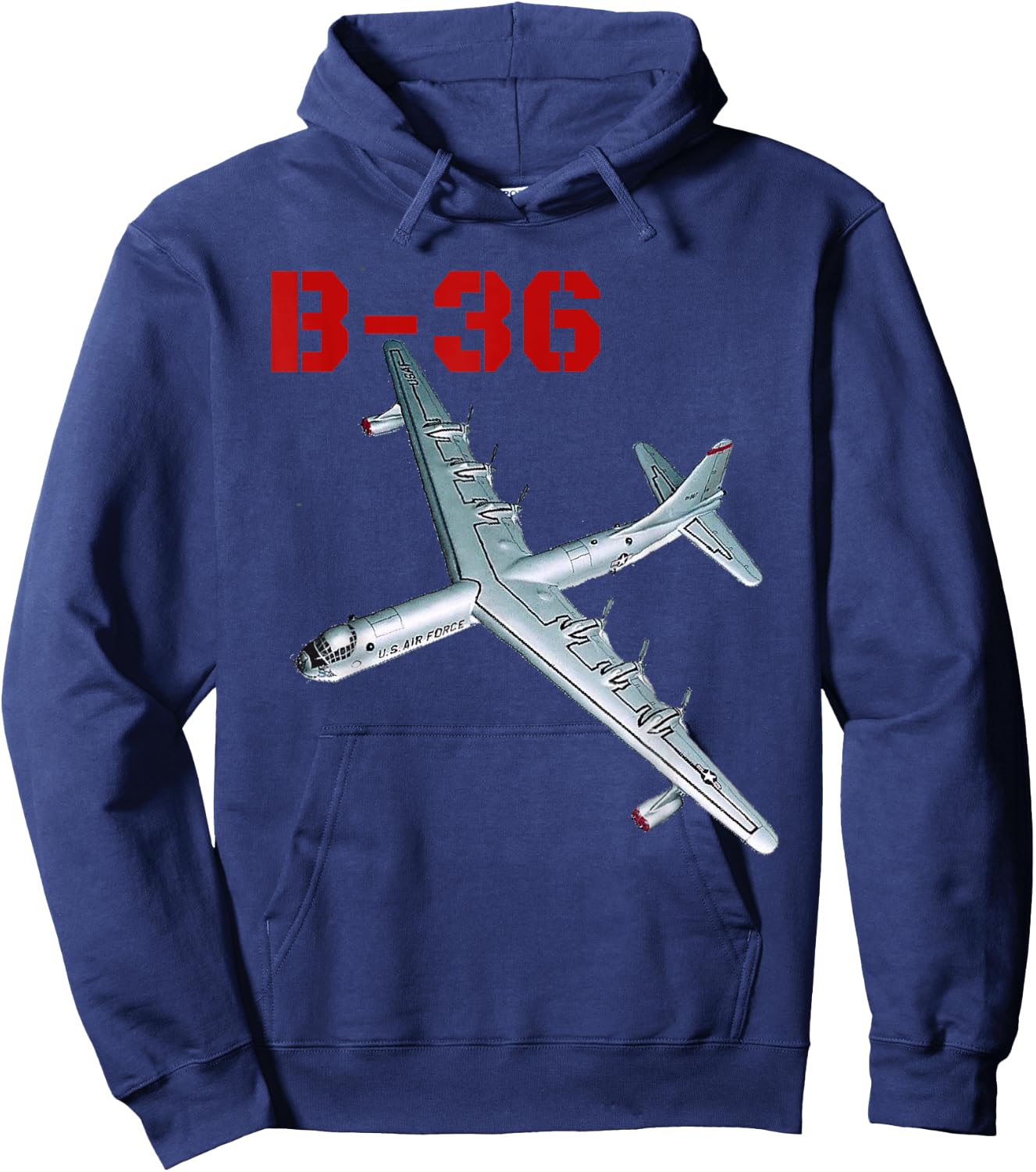 The B-36 Peacemaker bomber. Air Force aviation at its best. Hoodie - Hoodie | Navy