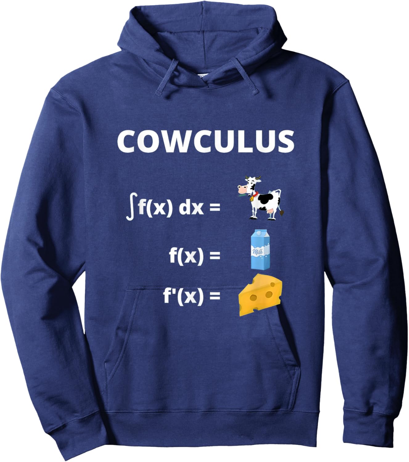 Funny Maths Cowculus Math Cows Product Hoodie - Hoodie | Navy