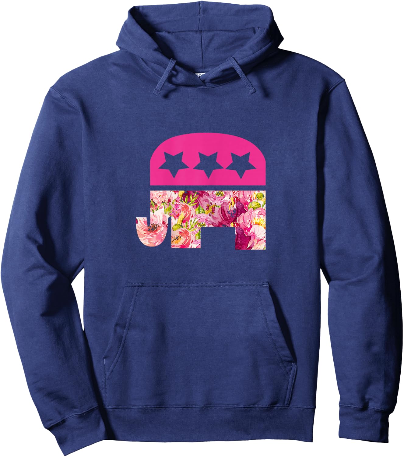 Conservative Shirts Women Republican Elephant Political Gift Hoodie - Hoodie | Navy