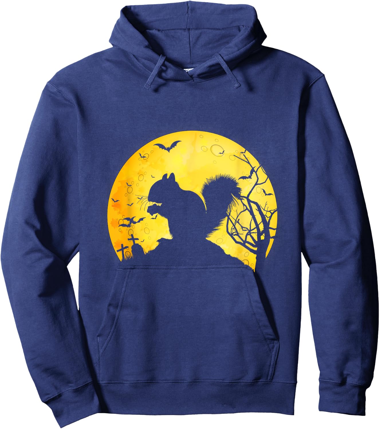 Halloween Animal Spooky Squirrel Hoodie - Hoodie | Navy