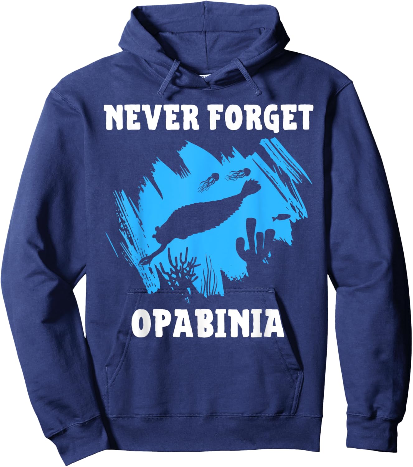 Never Forget Opabinia Extinct Arthropod Hoodie - Hoodie | Navy