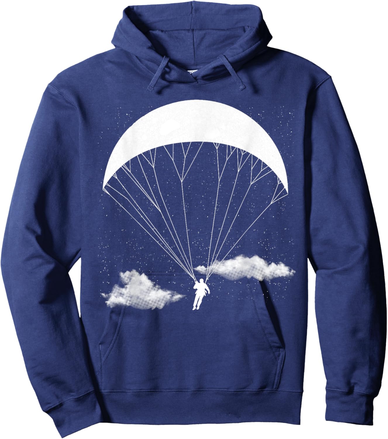 Paragliding Art Women Paraglide Paramotor Paraglider Hoodie - Hoodie | Navy