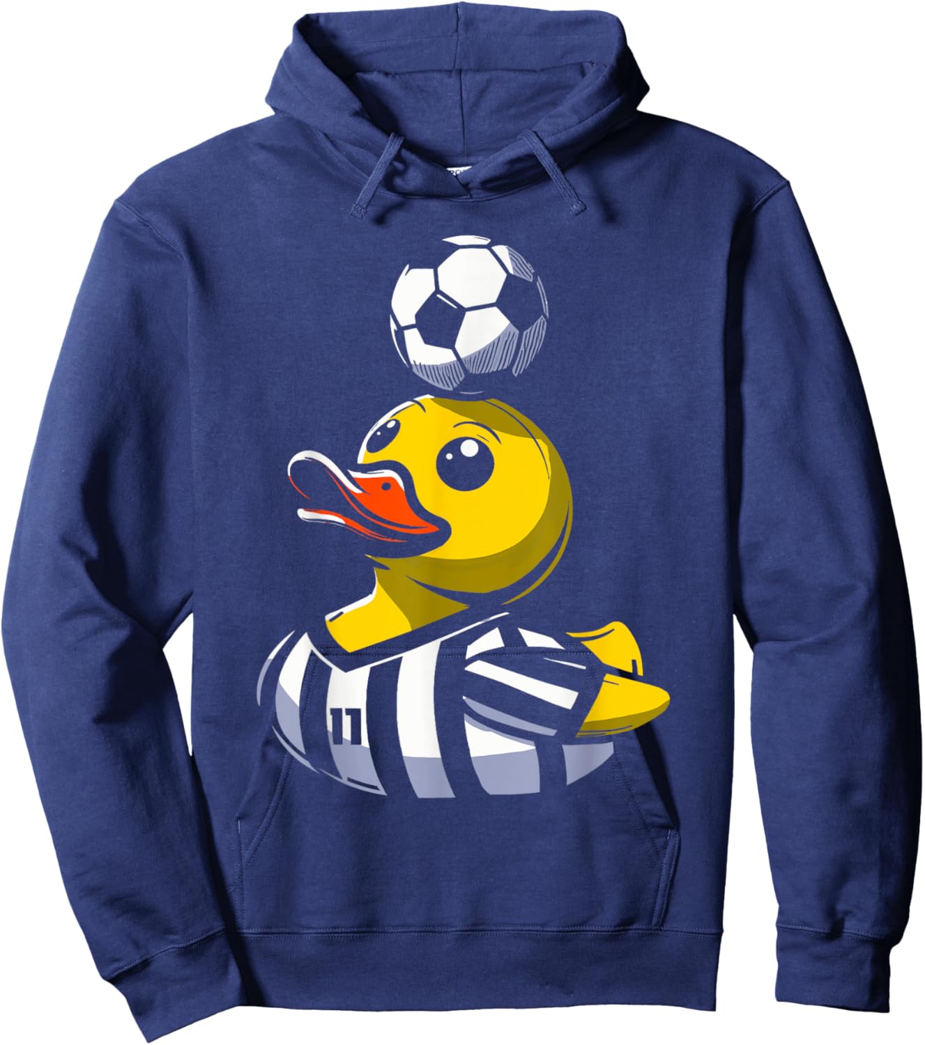 Soccer Rubber Duck Hoodie - Hoodie | Navy