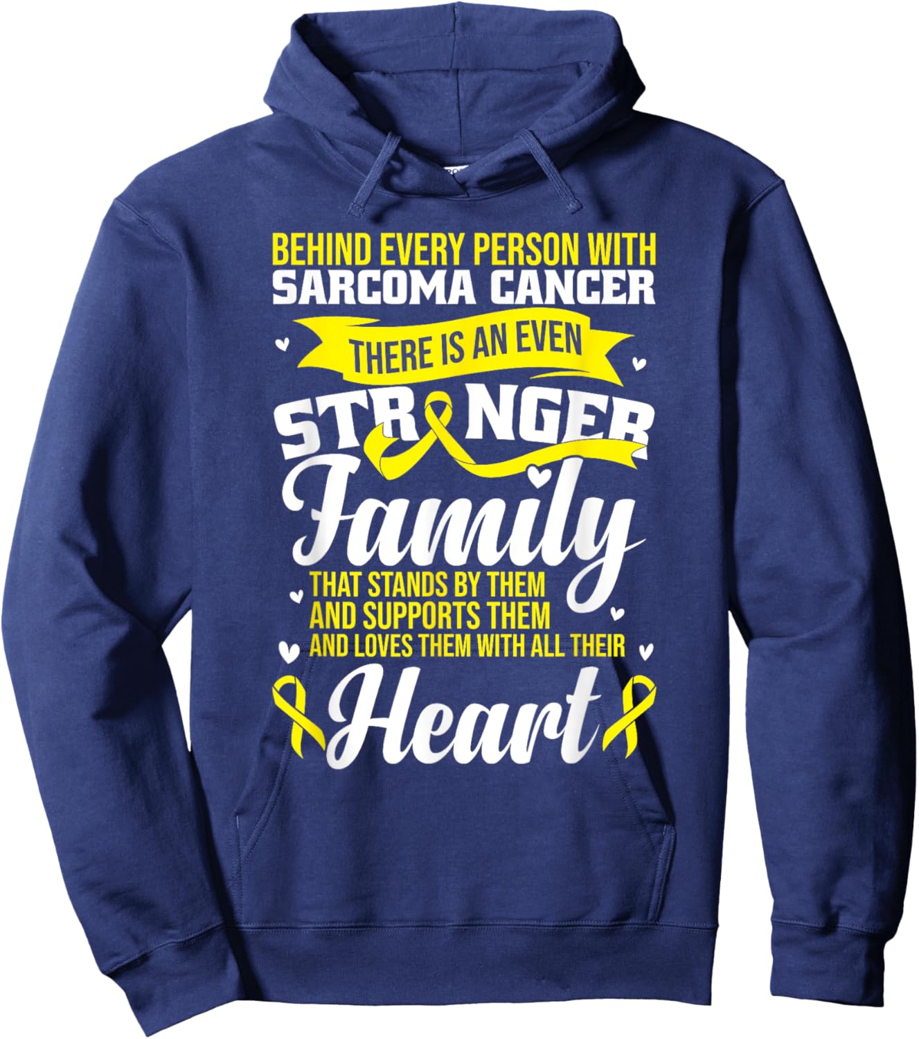 Sarcoma Cancer Support Hoodie - Hoodie | Navy