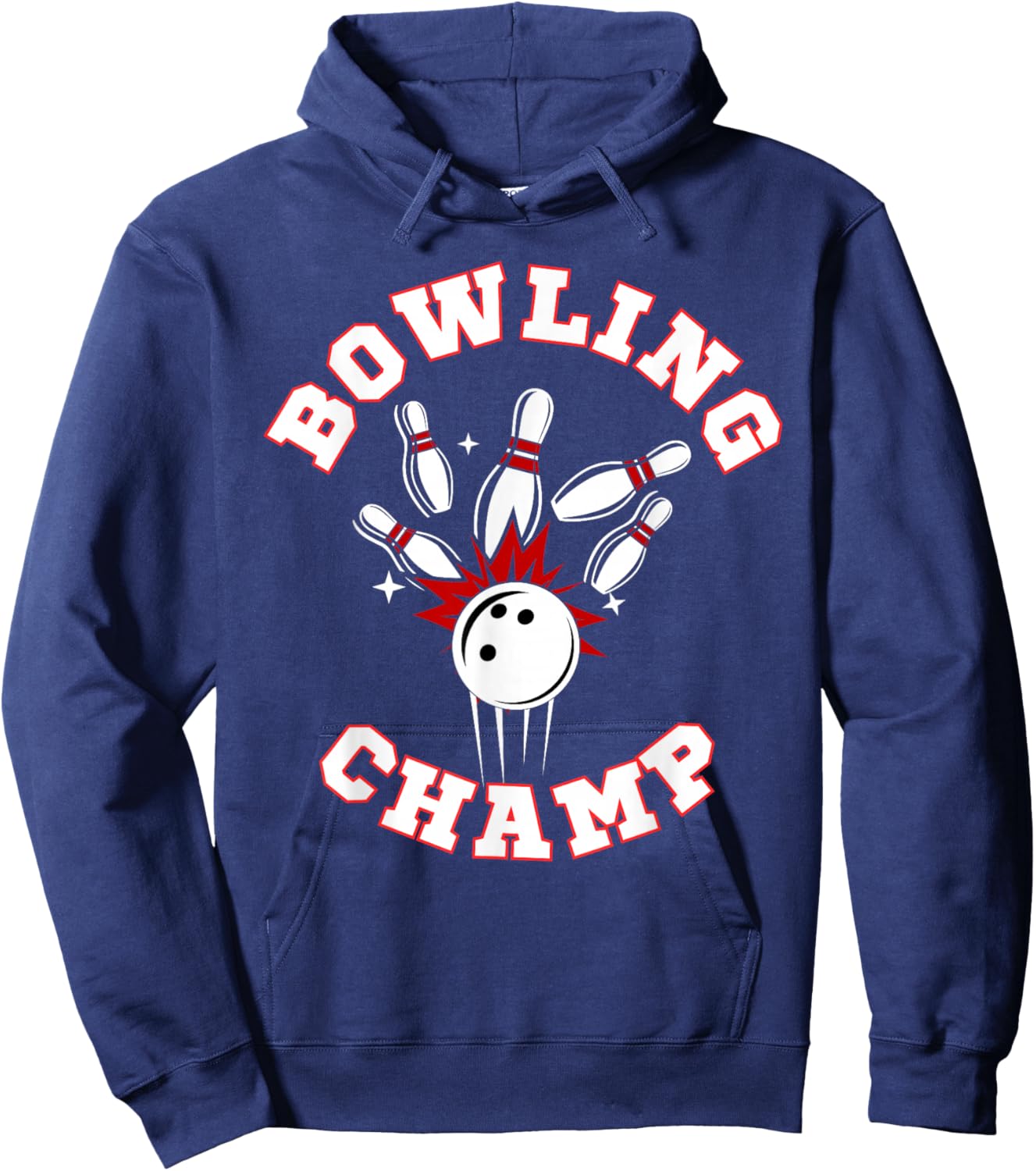 Bowling Champ Champion Hoodie - Hoodie | Navy