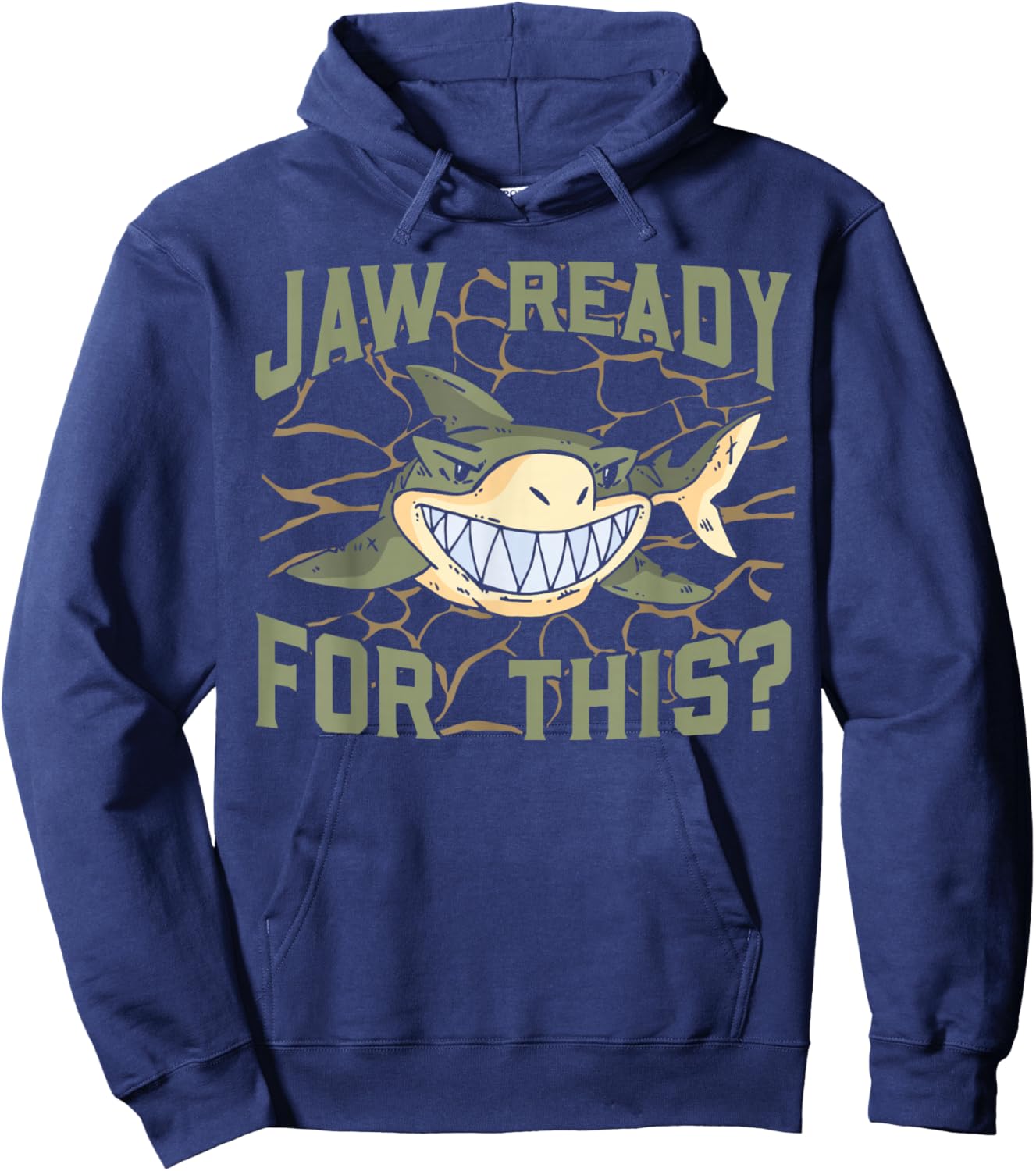 Jaw Ready For This? Hoodie - Hoodie | Navy