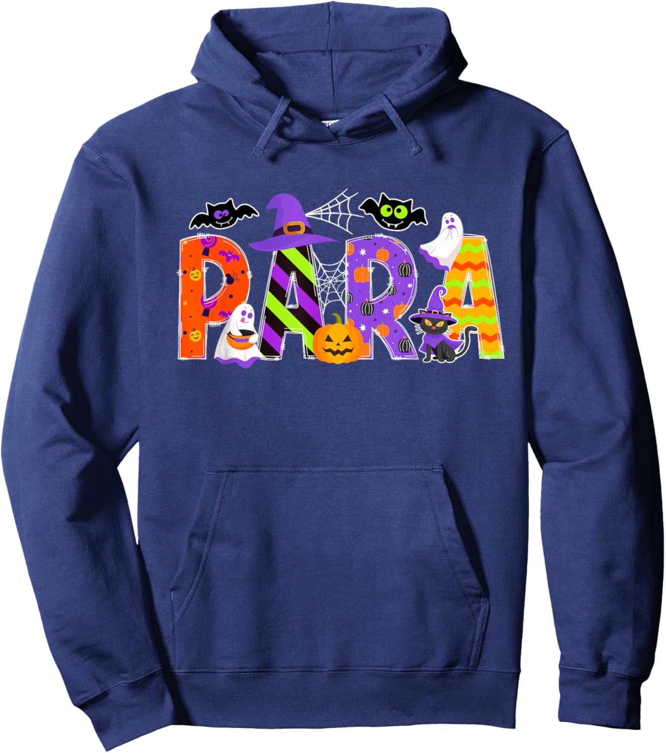 Spooky Para Halloween Paraprofessional Hoodie - Hoodie | Navy