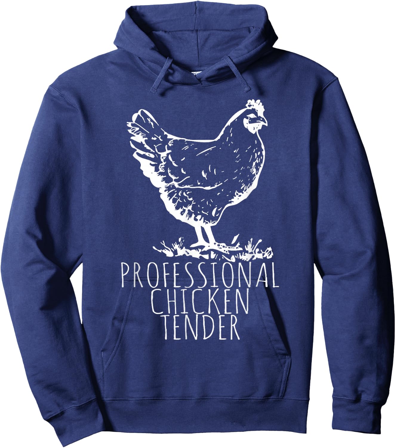 Professional Chicken Tender Crazy Chicken Lady Hoodie - Hoodie | Navy