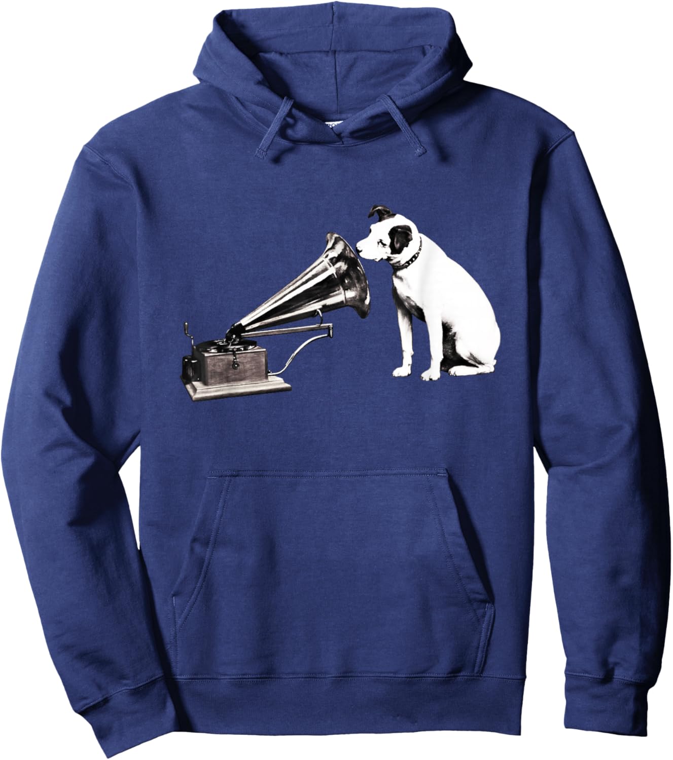 Voice of His Master Painting Hoodie - Hoodie | Navy