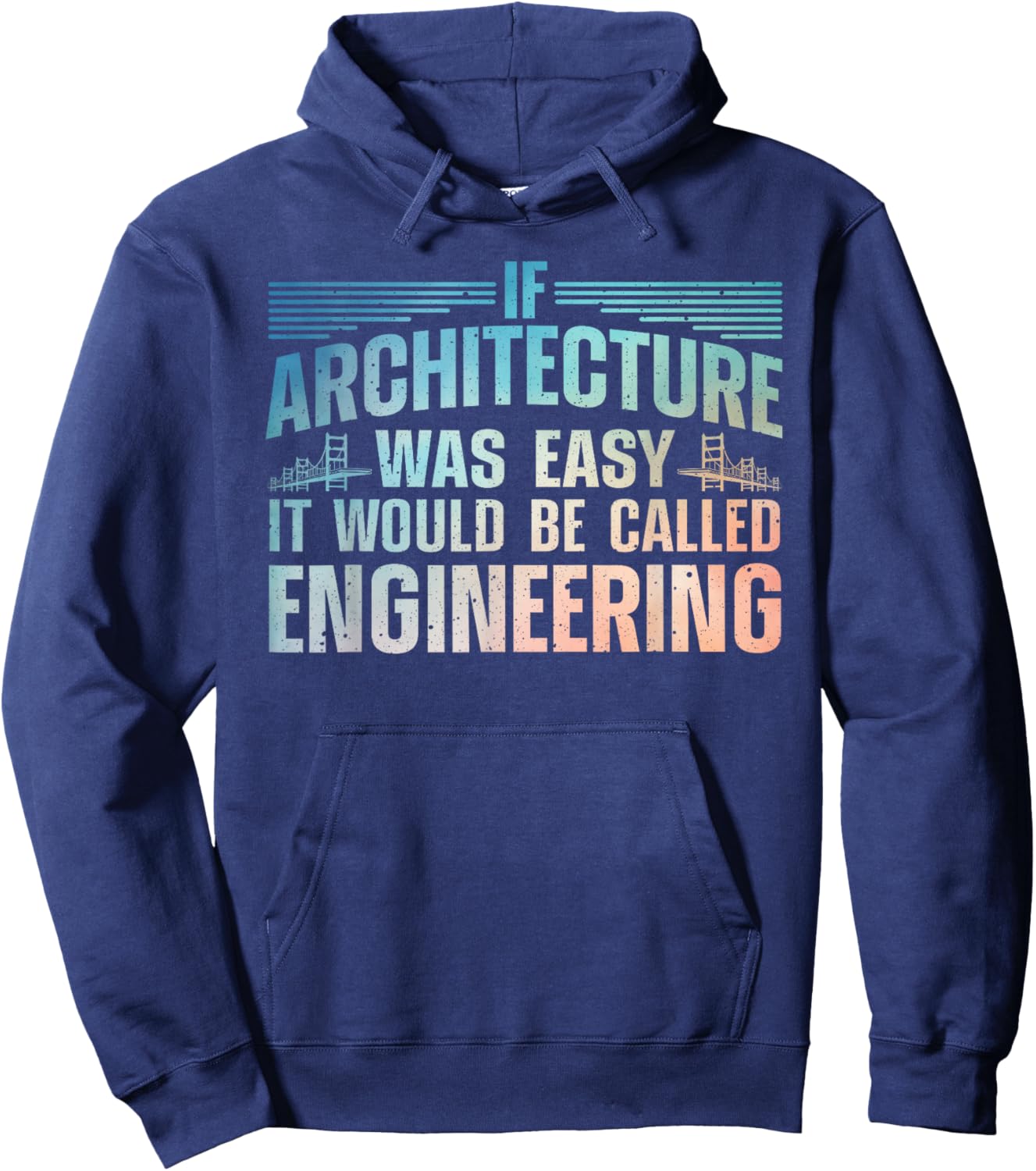 Funny Architecture Art Women Architect Student Lover Hoodie - Hoodie | Navy