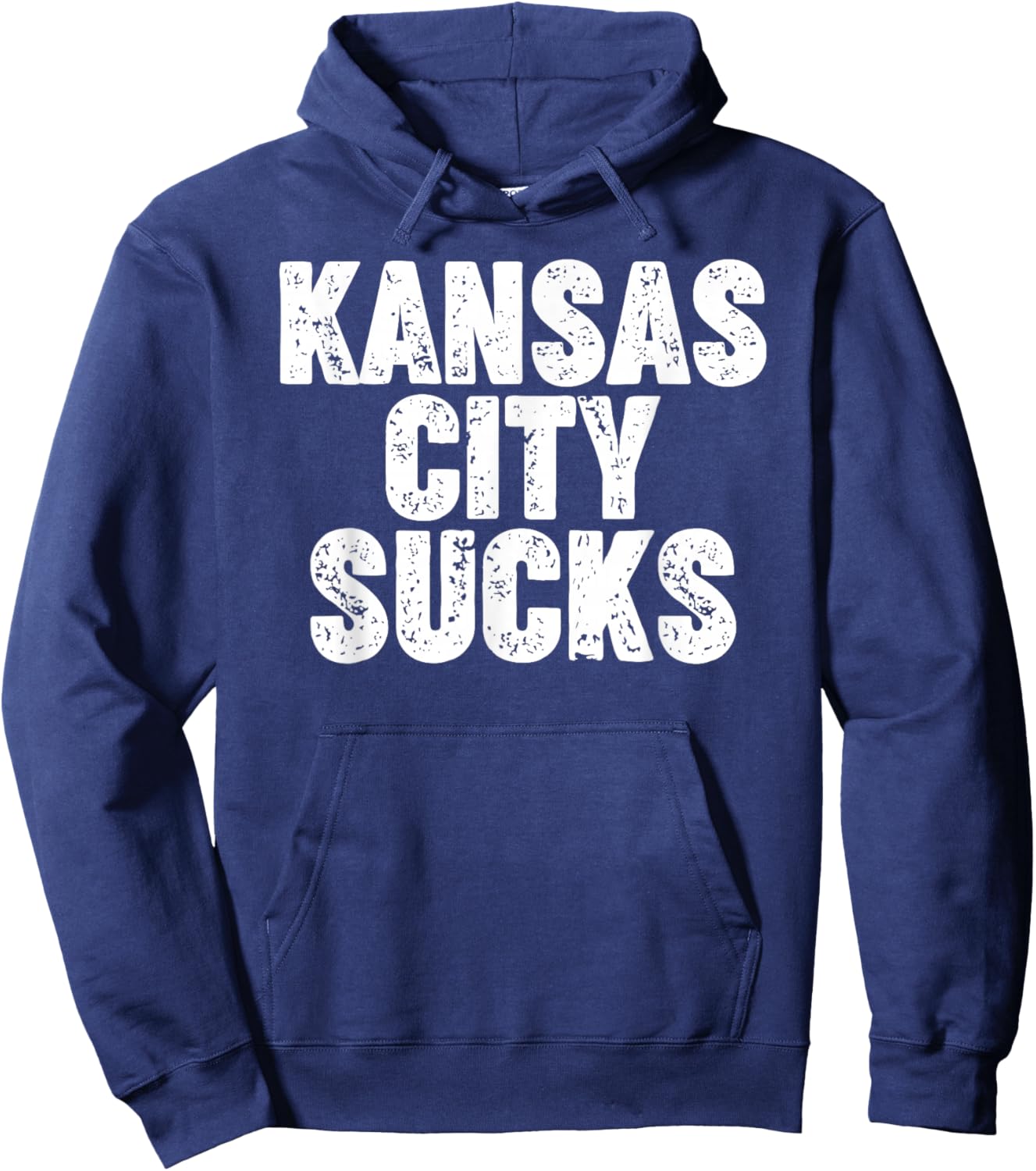 Kansas City Sucks Hoodie - Hoodie | Navy