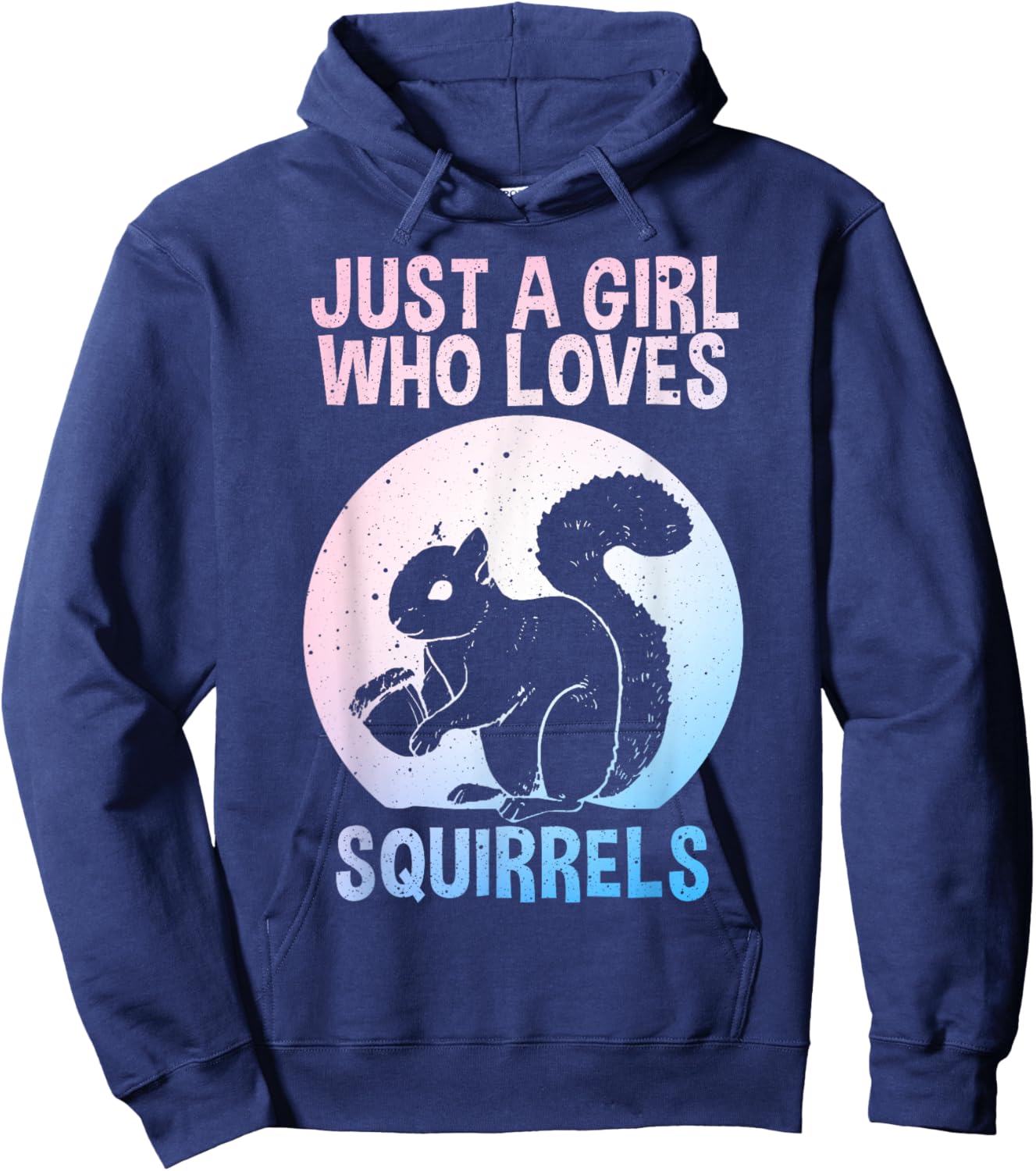 Funny Squirrel Designs For Girls Women Mom Chipmunk Lovers Hoodie - Hoodie | Navy