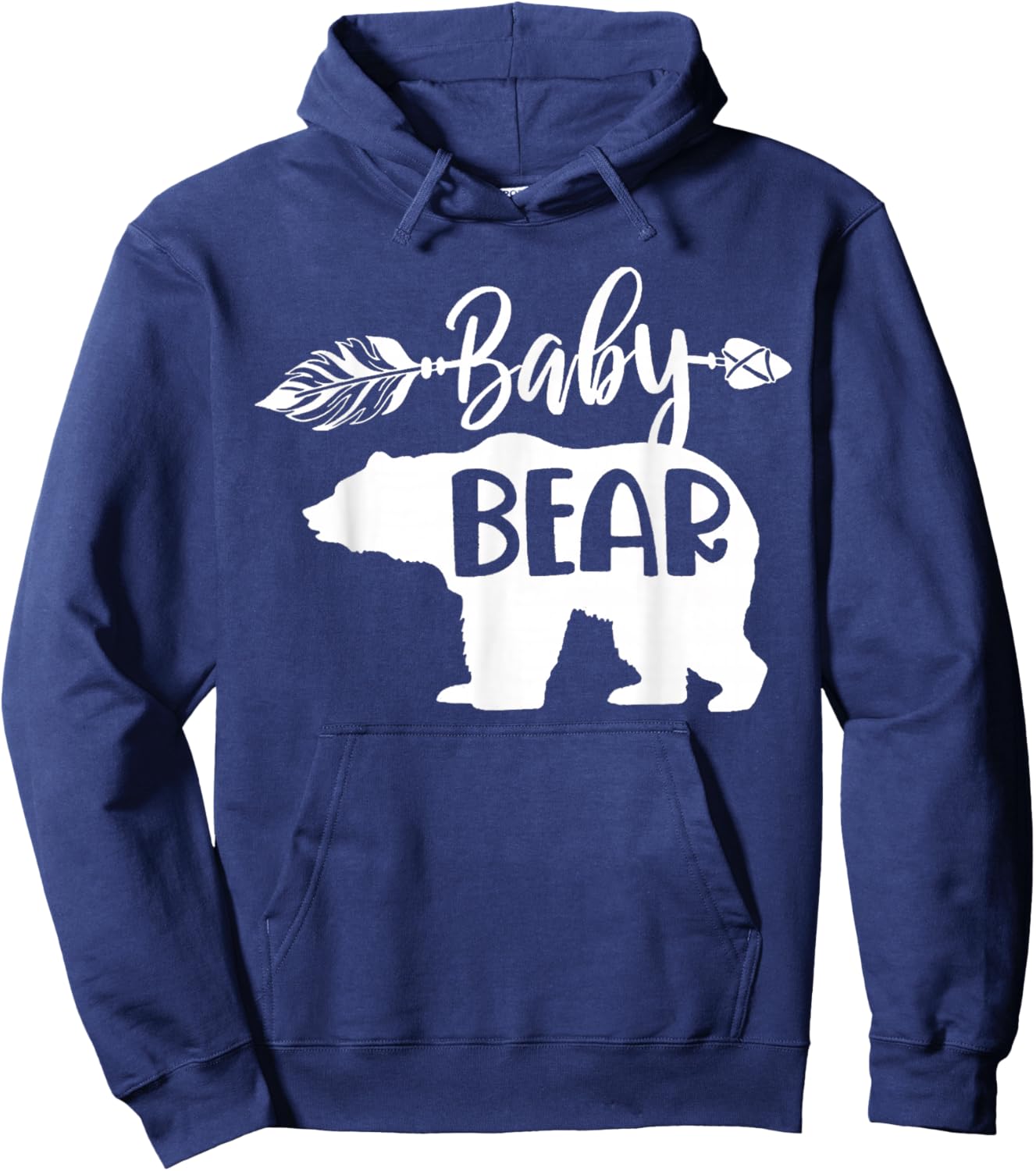 Funny Baby Bear Family Matching Kid Men Women Gifts Hoodie - Hoodie | Navy