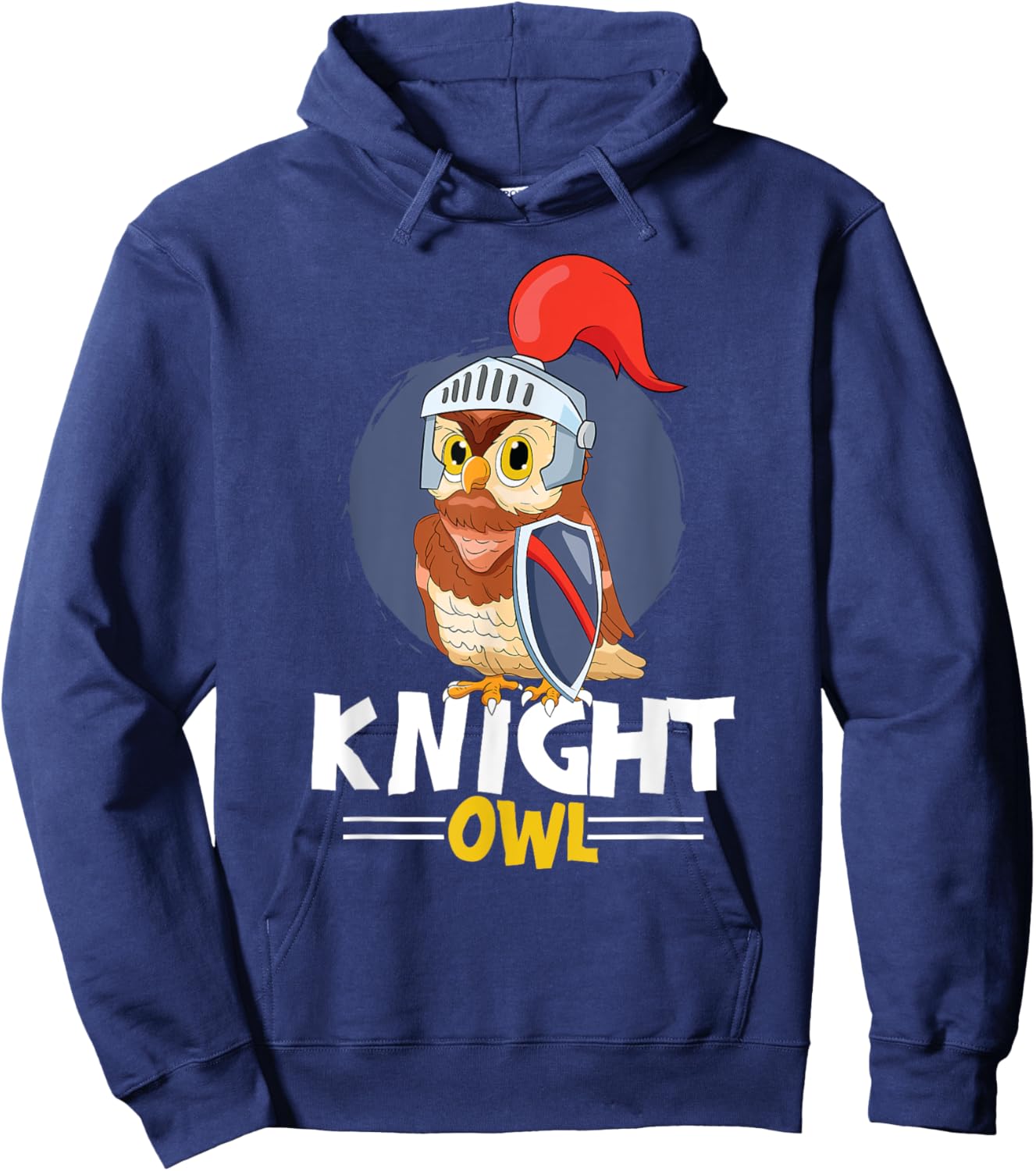 Knight Owl Nocturnal Ornithologist Birds Of Prey Hoodie - Hoodie | Navy