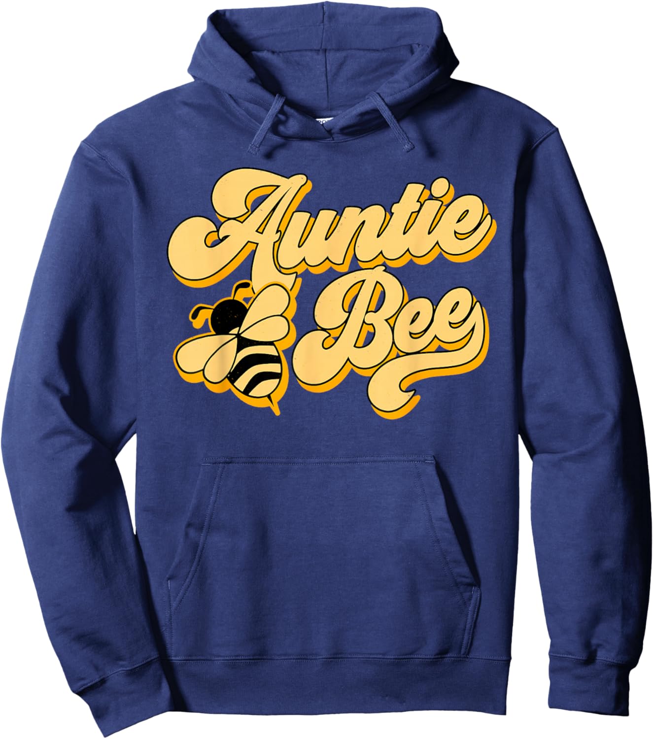 Auntie Bee 1st Birthday Outfit For Beekeeper Aunty Women Hoodie - Hoodie | Navy