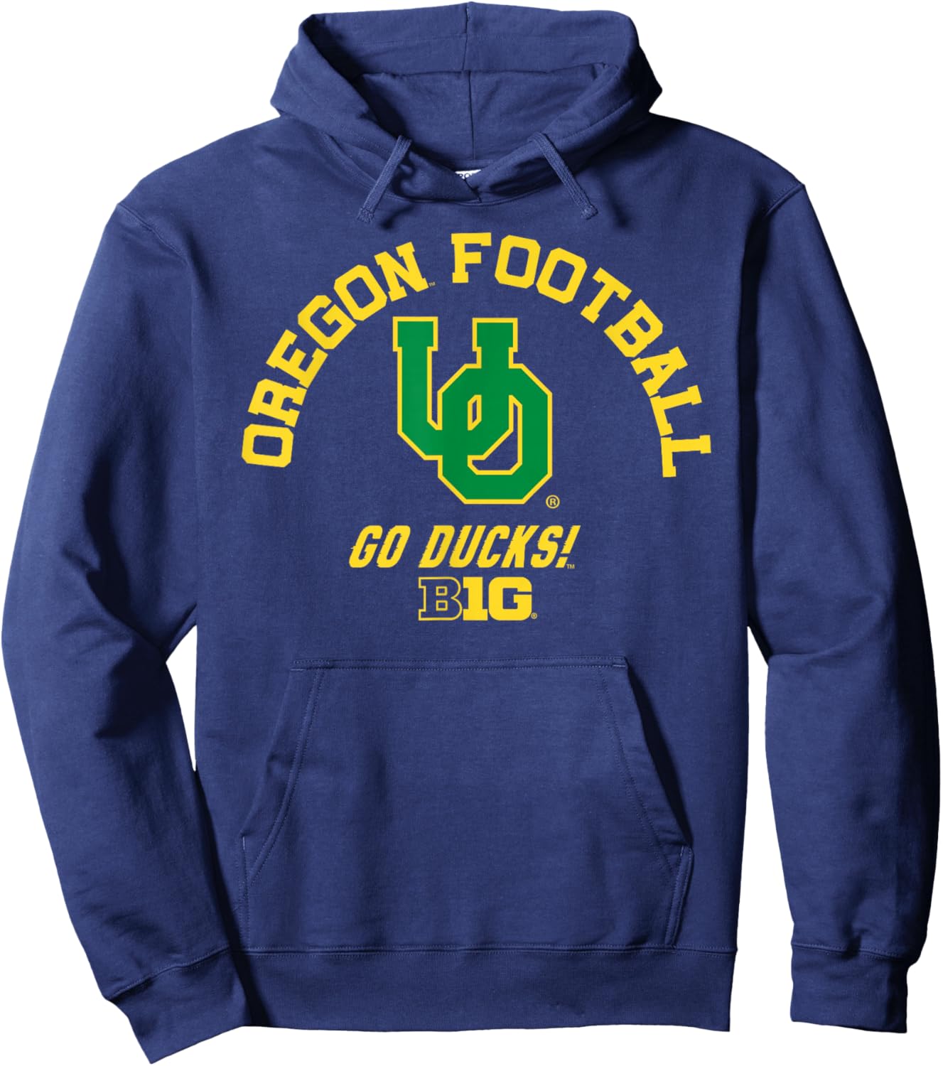 Oregon Ducks Big 10 Football Officially Licensed Hoodie - Hoodie | Navy