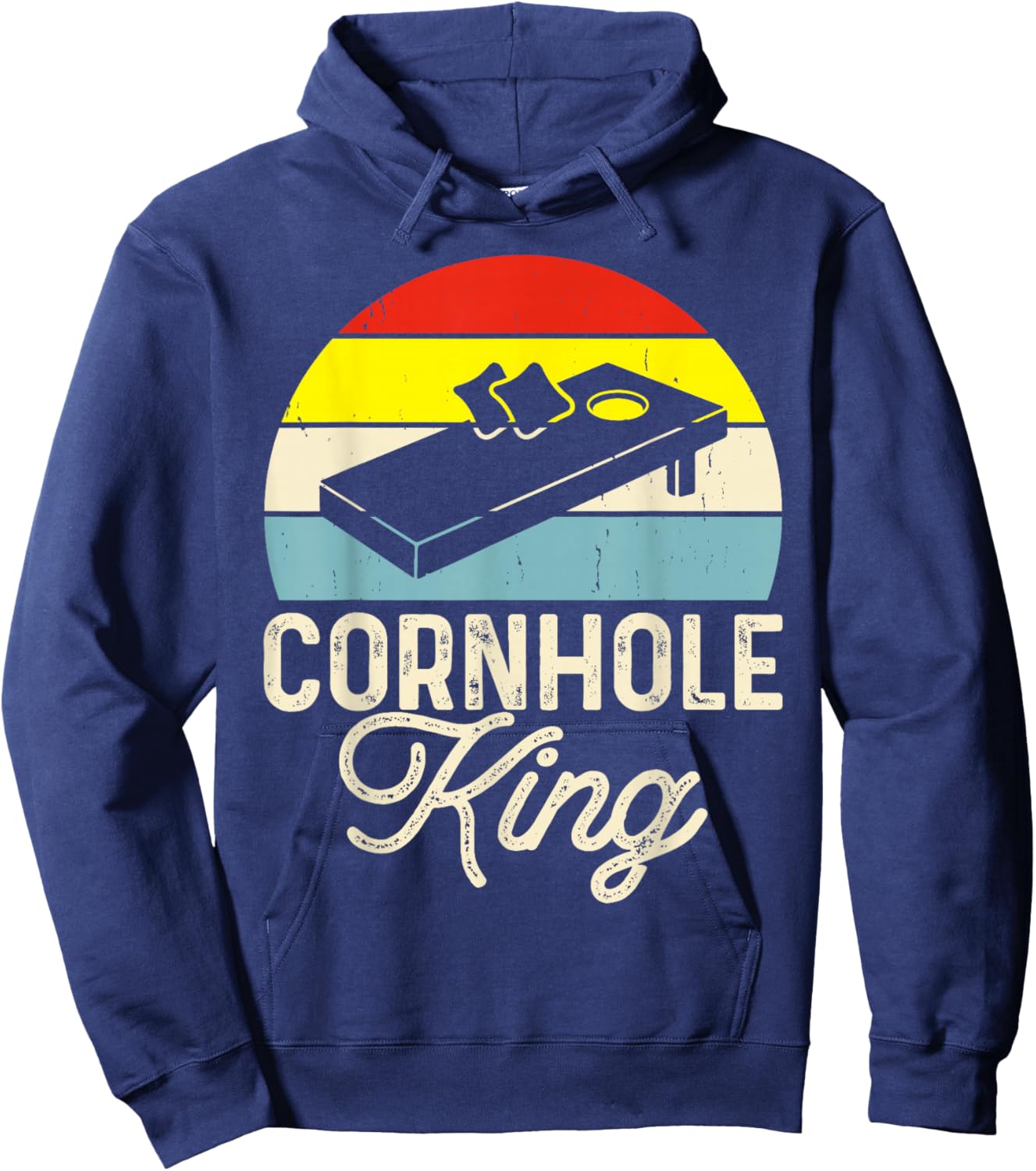 Cornhole King Hoodie - Hoodie | Navy