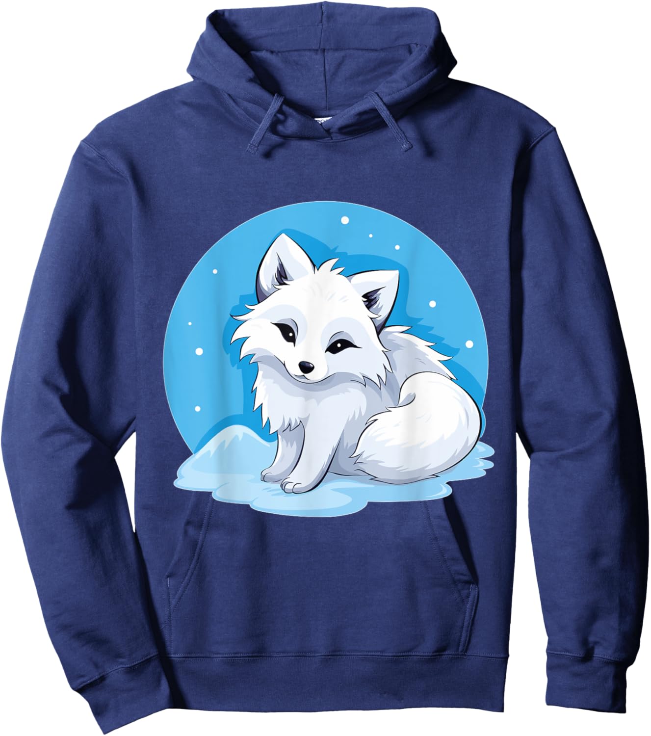 Arctic Fox Artic Animals Cute Artic Fox Lover Pajamas Hoodie - Hoodie | Navy