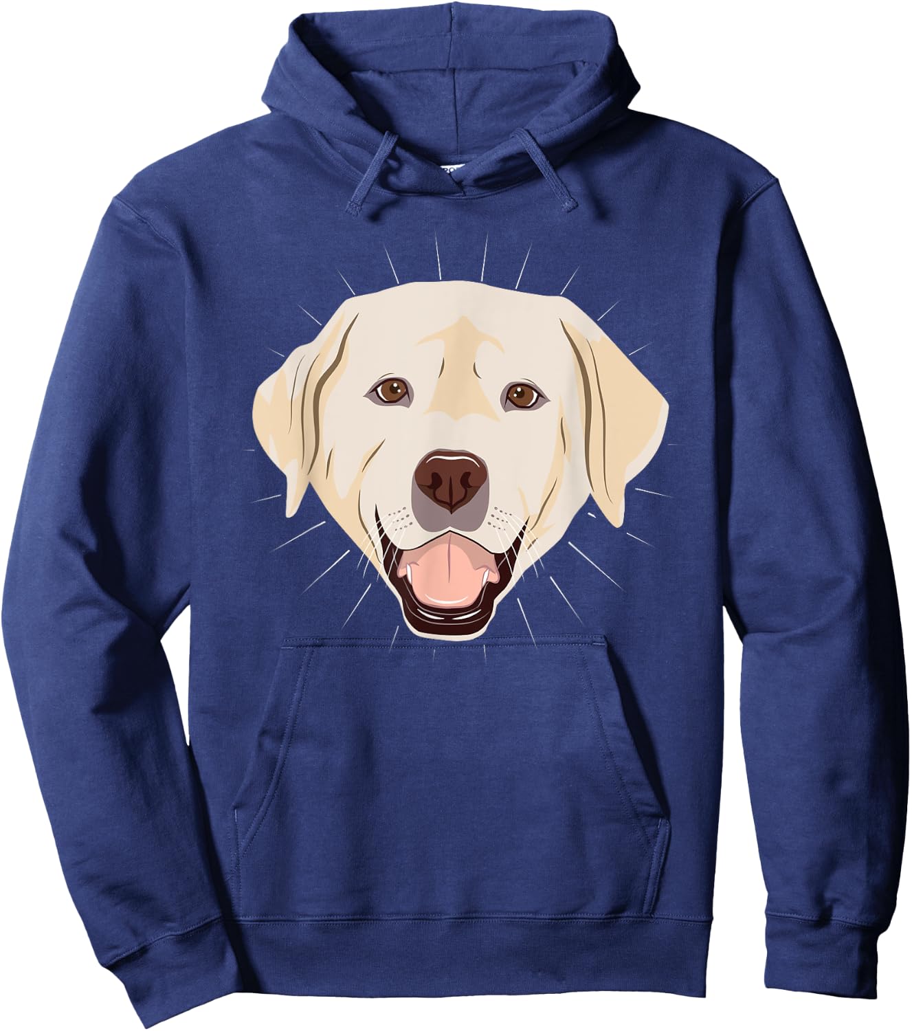 Labrador Retriever Face Art Dog Lover Gift Hoodie - Hoodie | Navy