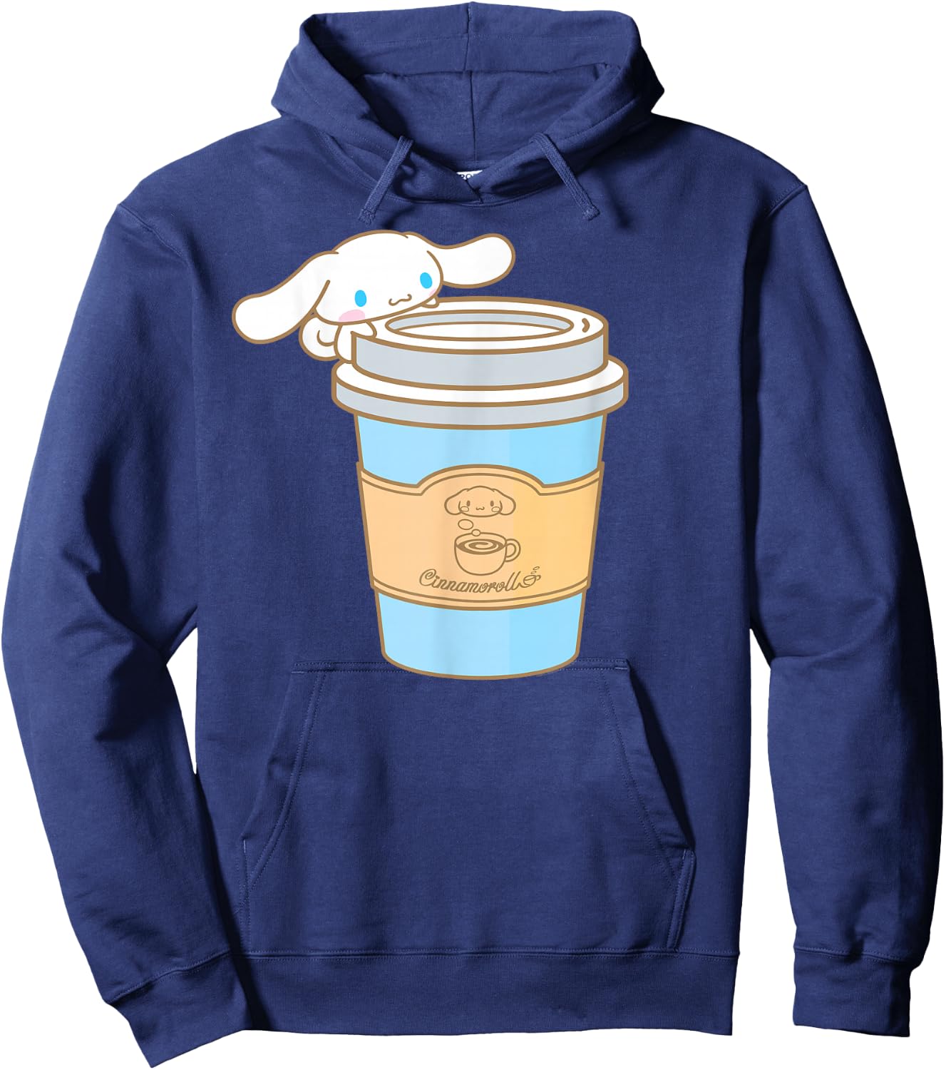 Cinnamoroll Cup of Coffee To Go Hoodie - Hoodie | Navy
